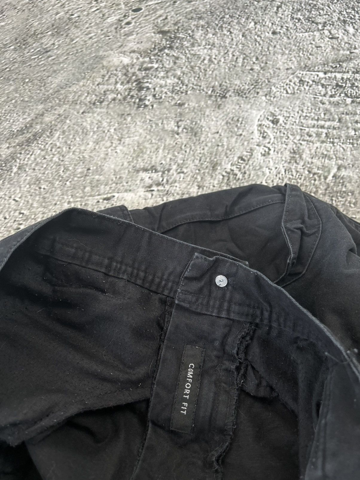 Pelle Pelle Pelle Pelle vintage black cargo pants small logo Y2K Size US 34 / EU 50 - 6 Thumbnail