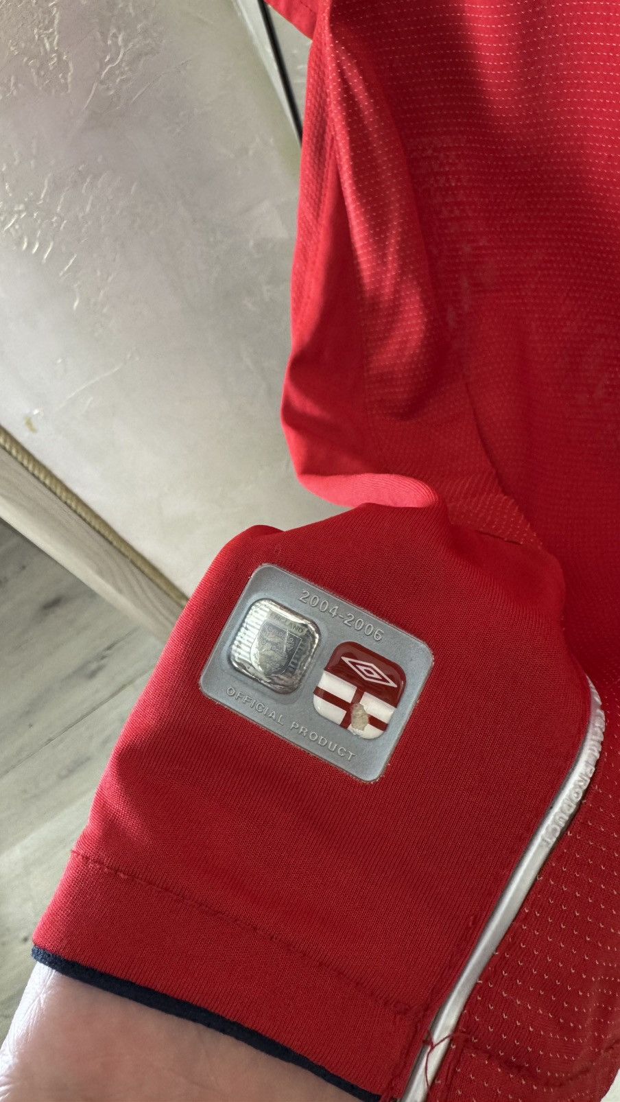 Umbro England Away 2004-06 Umbro Vapa-Tech Jersey | St George Deta Size US M / EU 48-50 / 2 - 3 Thumbnail