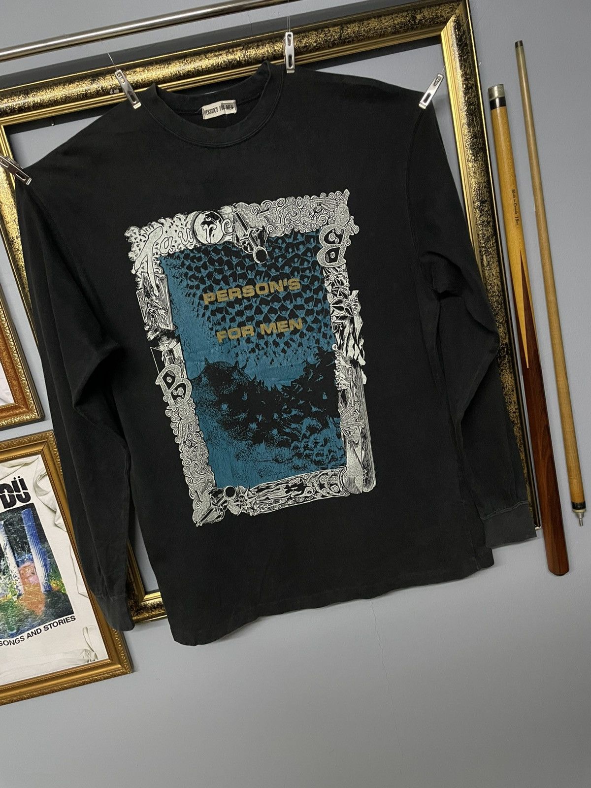 PERSON'S Vintage 90s Japan Designer Person’s For Men Kuno Art Tshirt Size US M / EU 48-50 / 2 - 2 Thumbnail