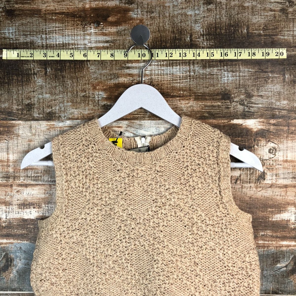 Homespun Knitwear × Japanese Brand Julie Skarland Brown Vest Knitwear #A1664 Size XS / US 0-2 / IT 36-38 - 4 Thumbnail