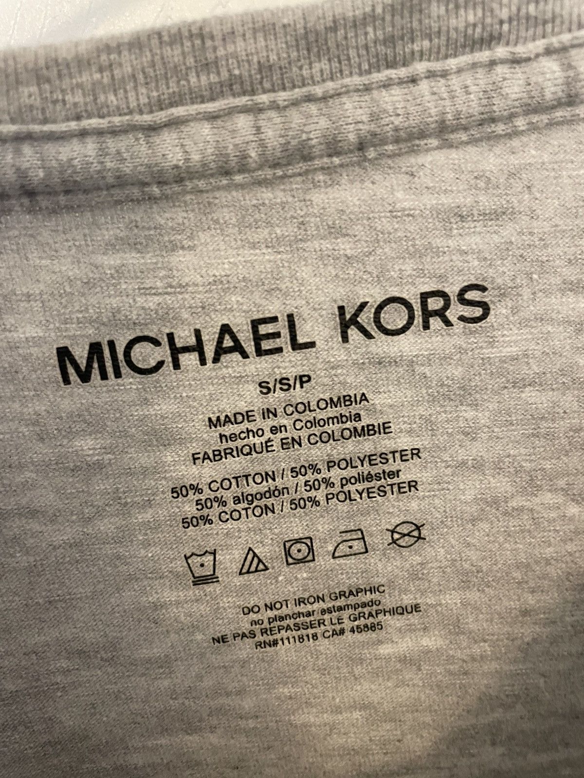 Michael Kors Michael Kors Gray Long-sleeve Shirt Size US S / EU 44-46 / 1 - 2 Thumbnail