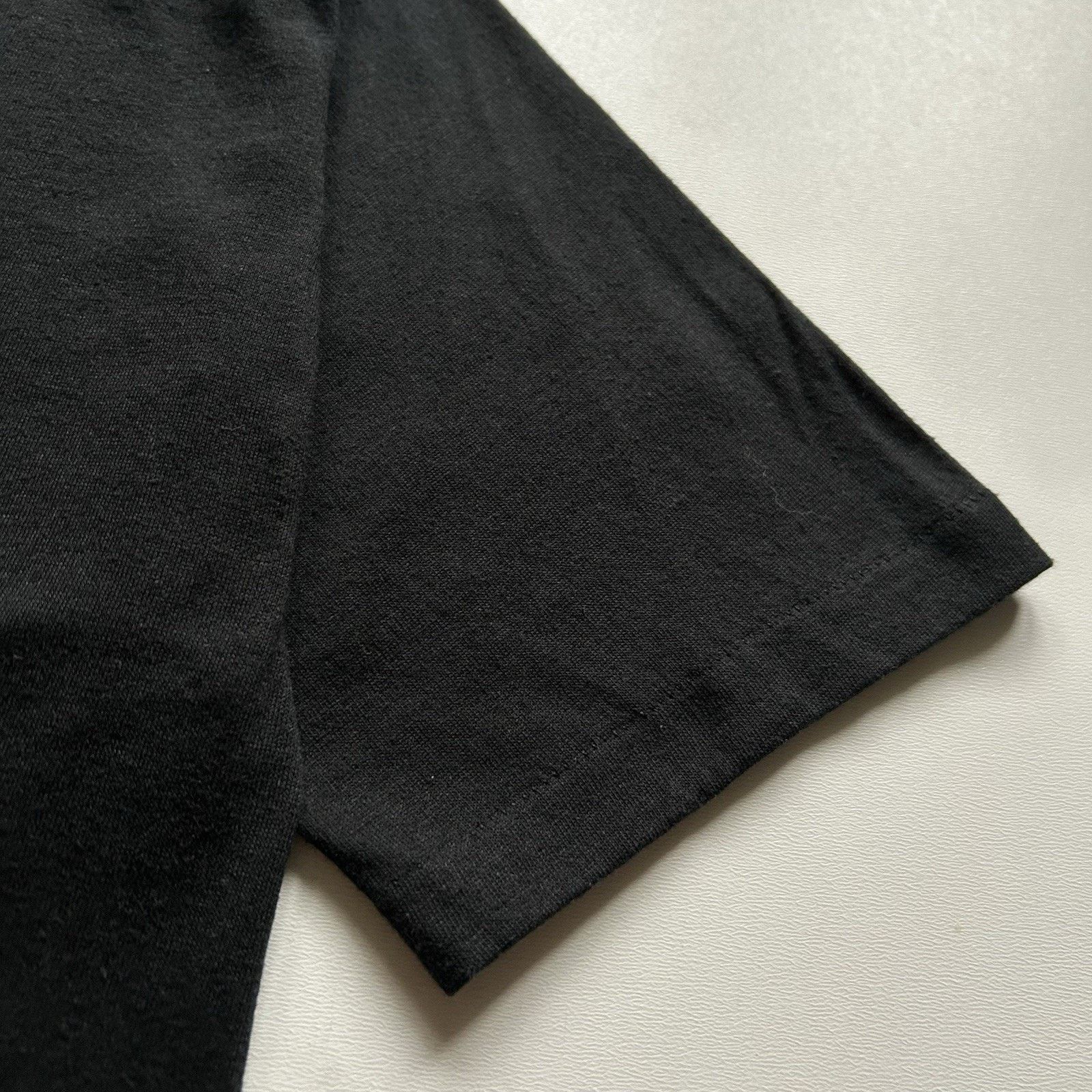 Jerzees × Vintage Vintage 90s Faded Black Blank T Shirt Small Jerzees USA Rare Size US S / EU 44-46 / 1 - 3 Thumbnail