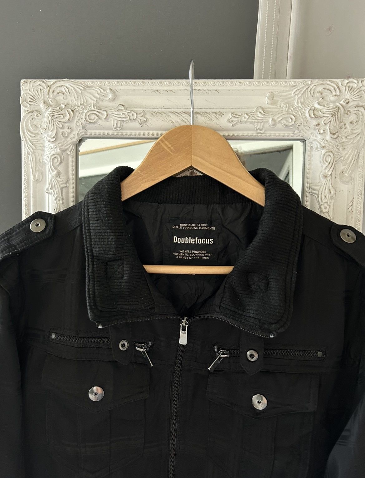 Japanese Brand 🇯🇵Doublefocus japanese biker jacket Size US L / EU 52-54 / 3 - 3 Thumbnail