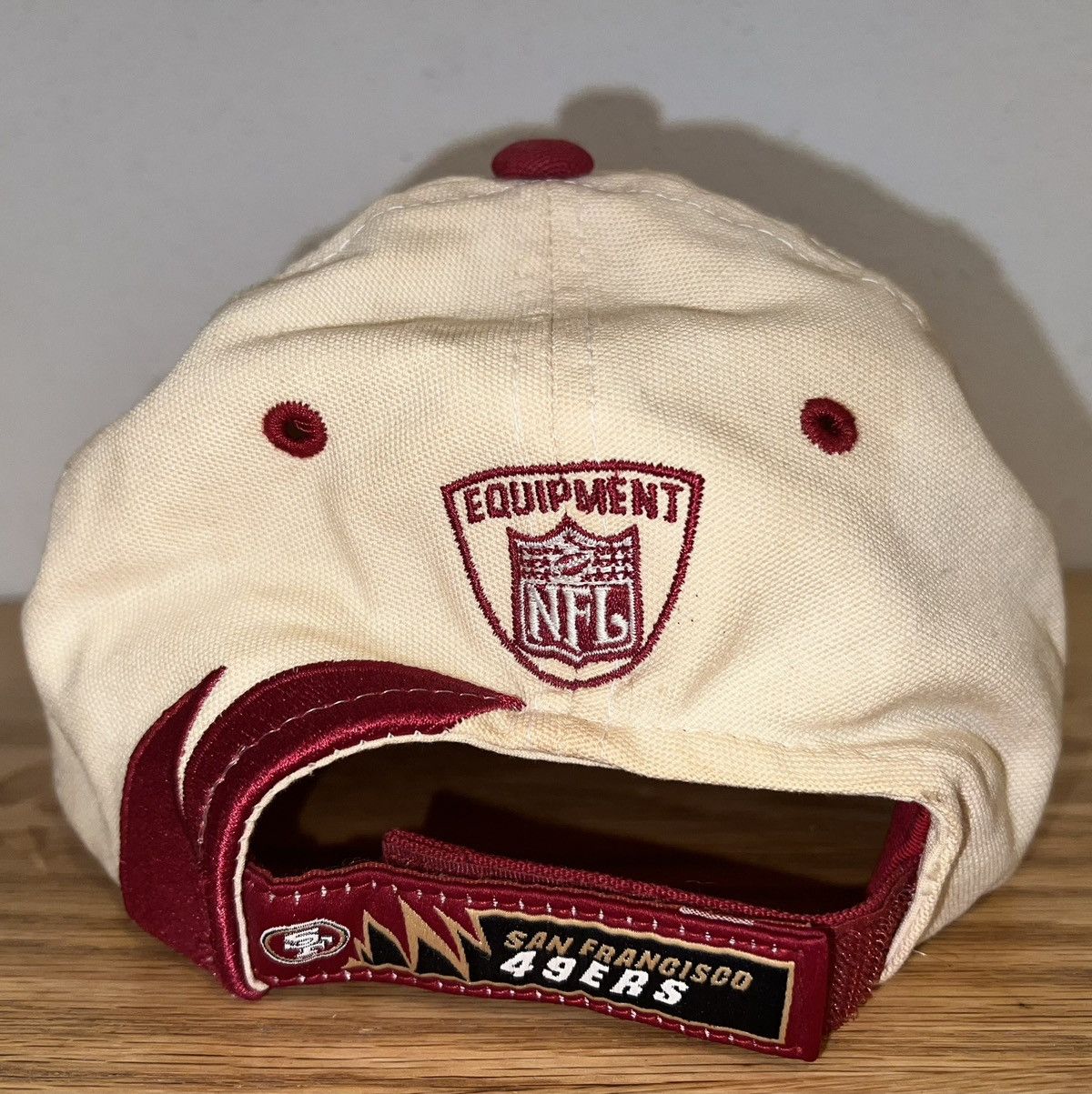 Reebok × Vintage Vintage San Francisco 49ers Shark Tooth Hat Size ONE SIZE - 4 Thumbnail