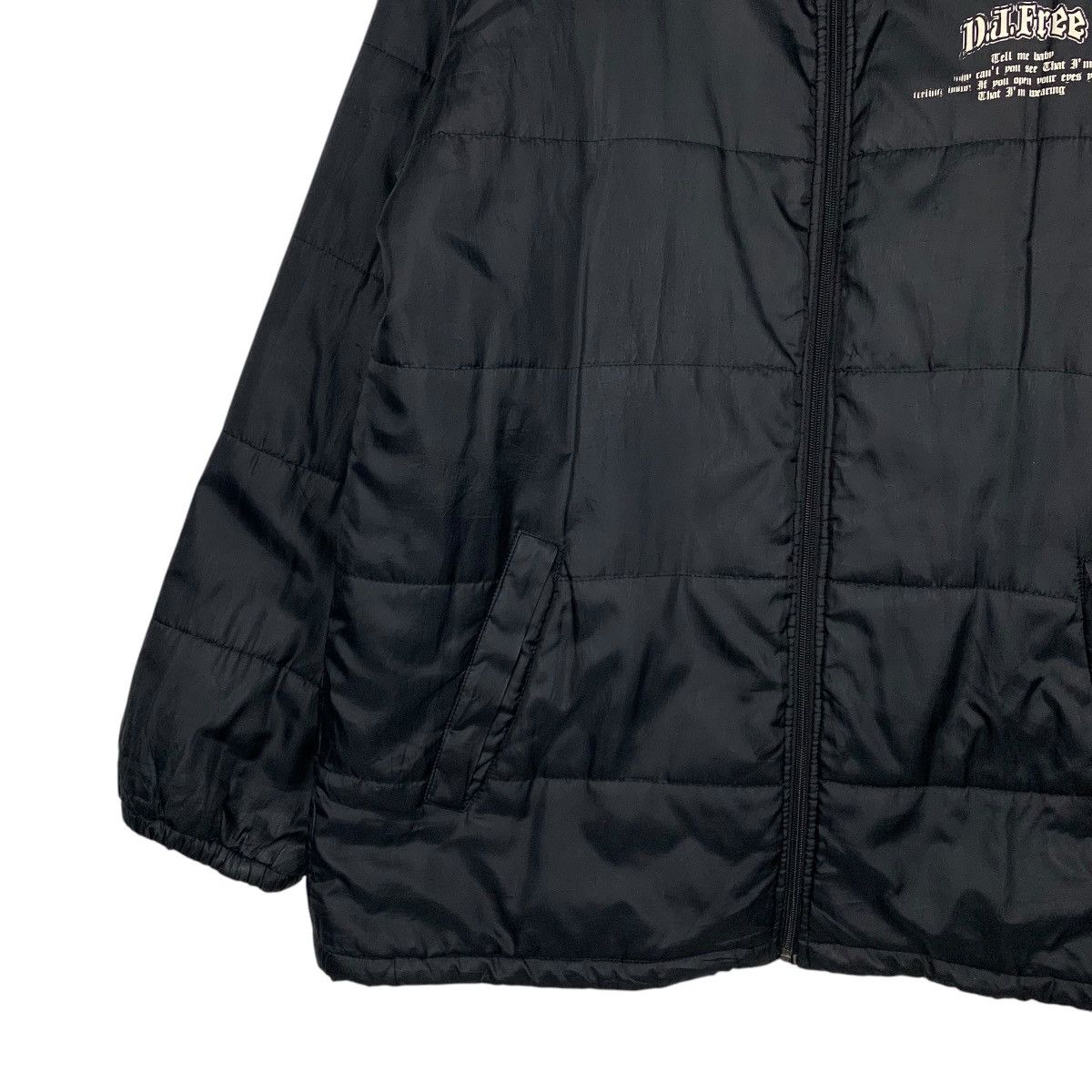Japanese Brand DJ FREE Big Logo Lightweight Puffer Jacket #2349-C105 Size US L / EU 52-54 / 3 - 5 Thumbnail