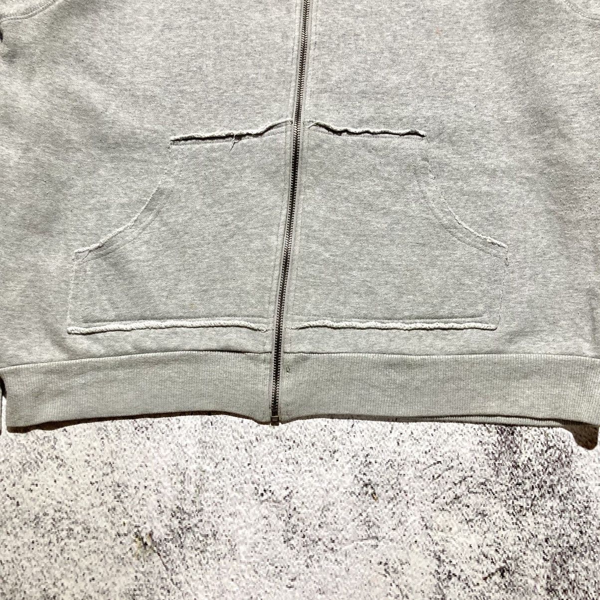 Japanese Brand 2000s My Mui Distressed Fur Ziphoodie Grey Ifsixwasnine Lgb Size US XL / EU 56 / 4 - 5 Thumbnail