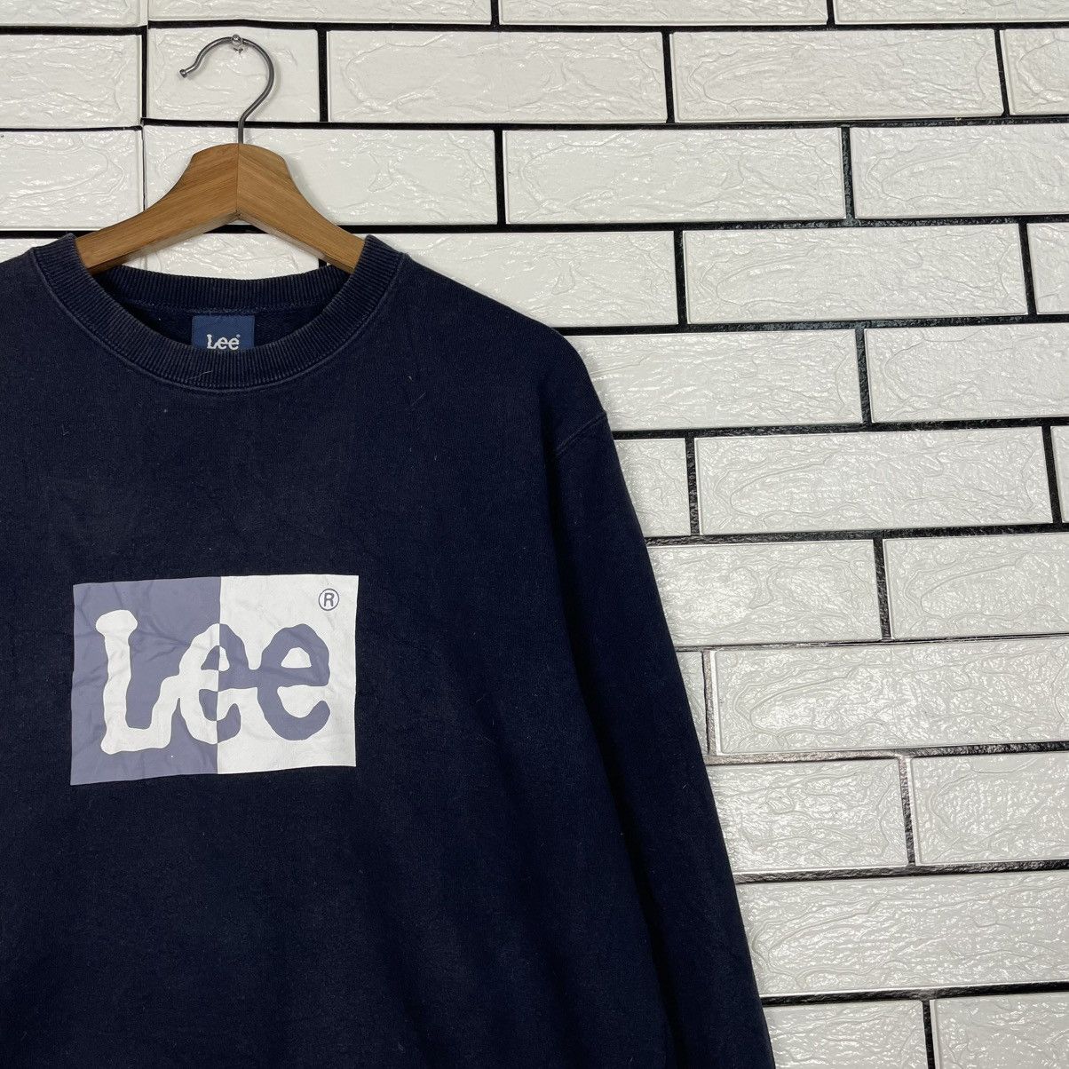 Lee Lee Box Logo Crewneck Sweatshirt Size US M / EU 48-50 / 2 - 5 Thumbnail