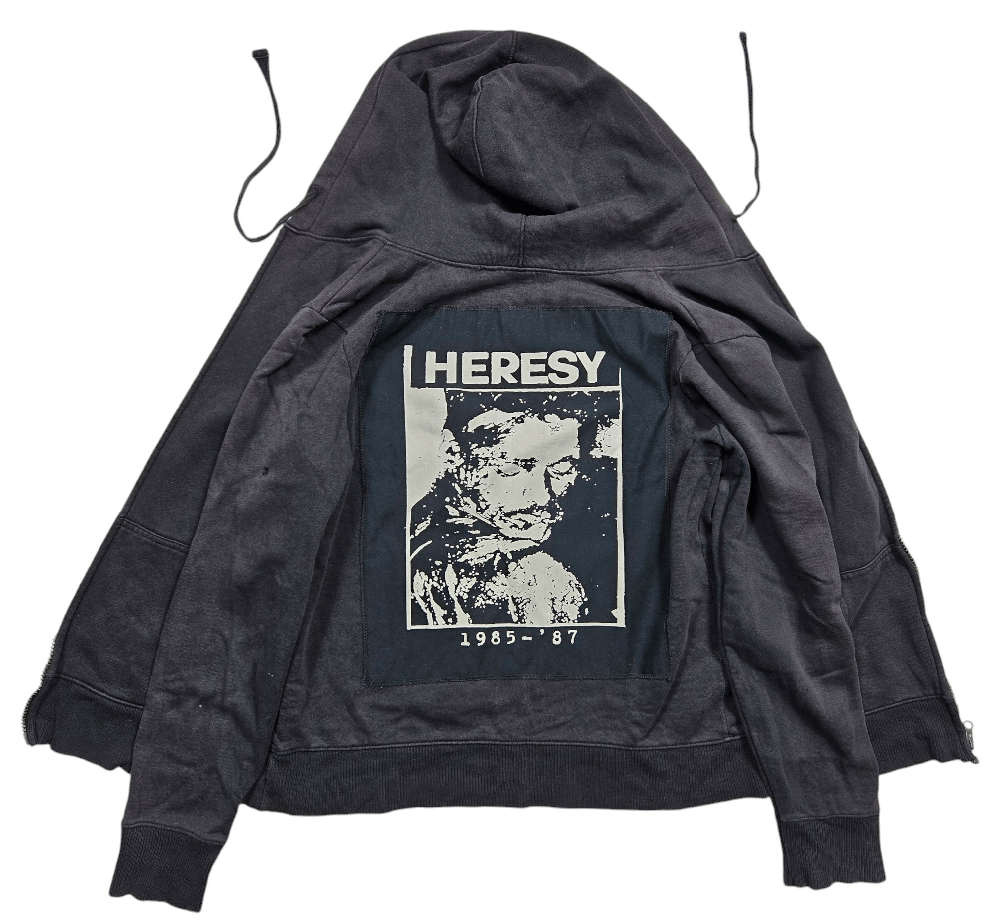 Band Tees Vintage 00s Y2K Heresy - 1985- 87' Hardcore Punk Hoodie Size US M / EU 48-50 / 2 - 1 Thumbnail