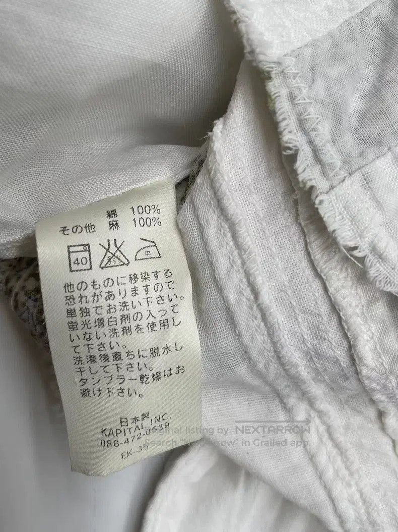 Kapital Kapital Skull button cotton and linen stitching shirt Size S / US 4 / IT 40 - 9 Thumbnail