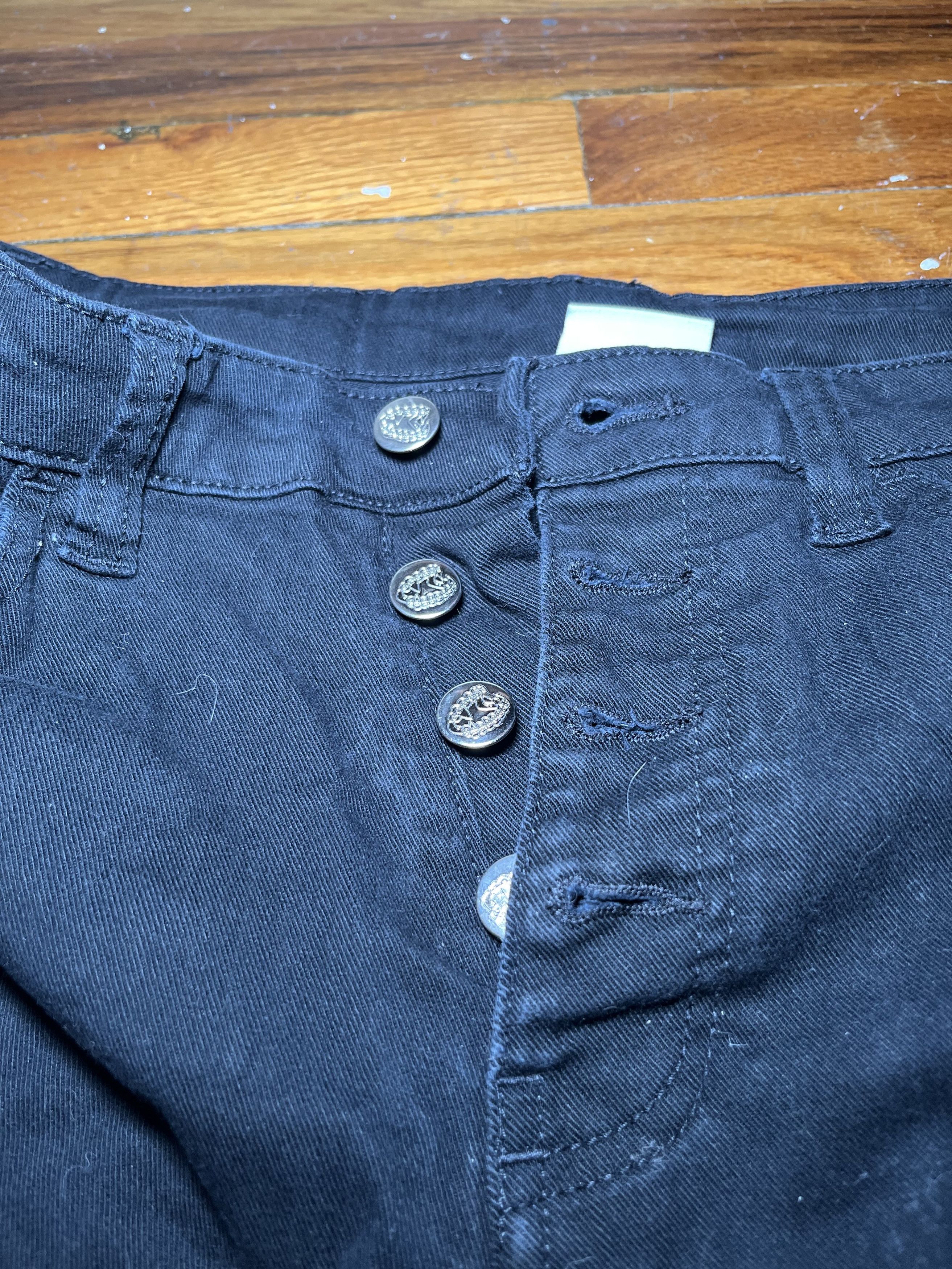 Other Black Printed Designs Salem 7 graphic jeans Size US 30 / EU 46 - 4 Thumbnail