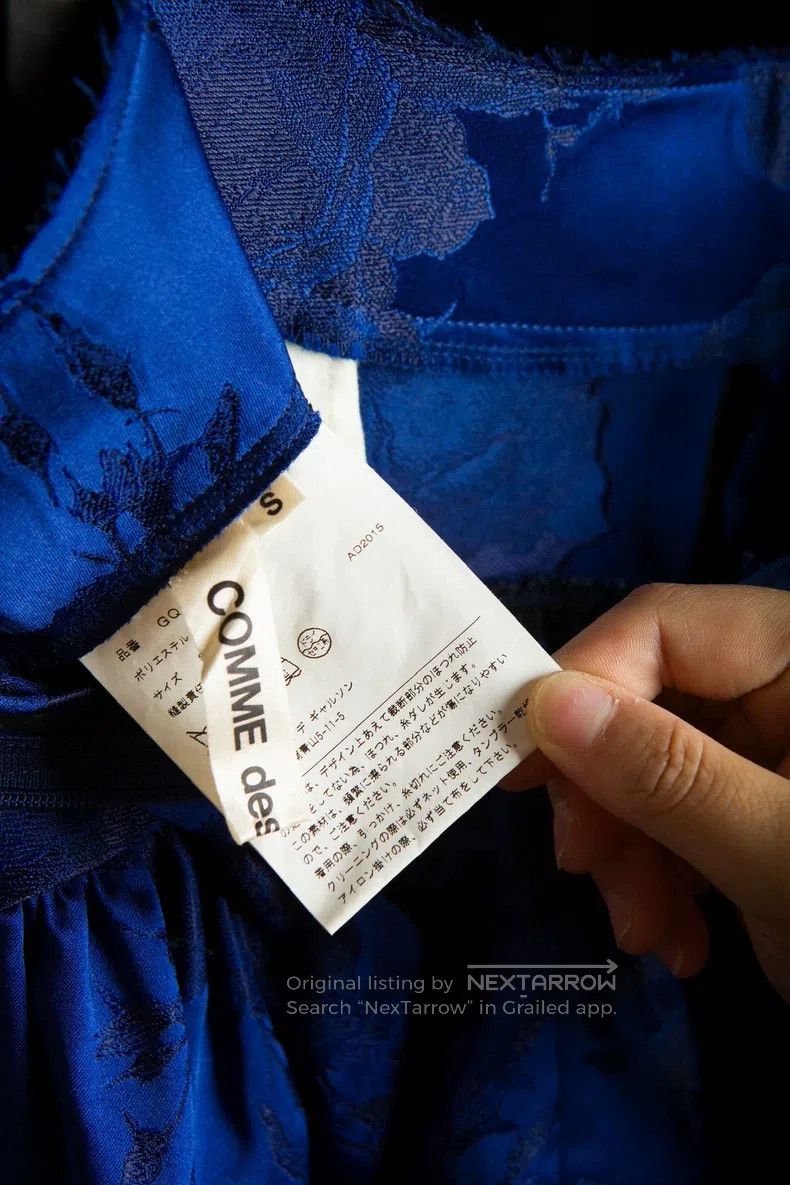Comme des Garcons Comme Des Garcons size S Blue witch half skirt Size 22" - 6 Thumbnail