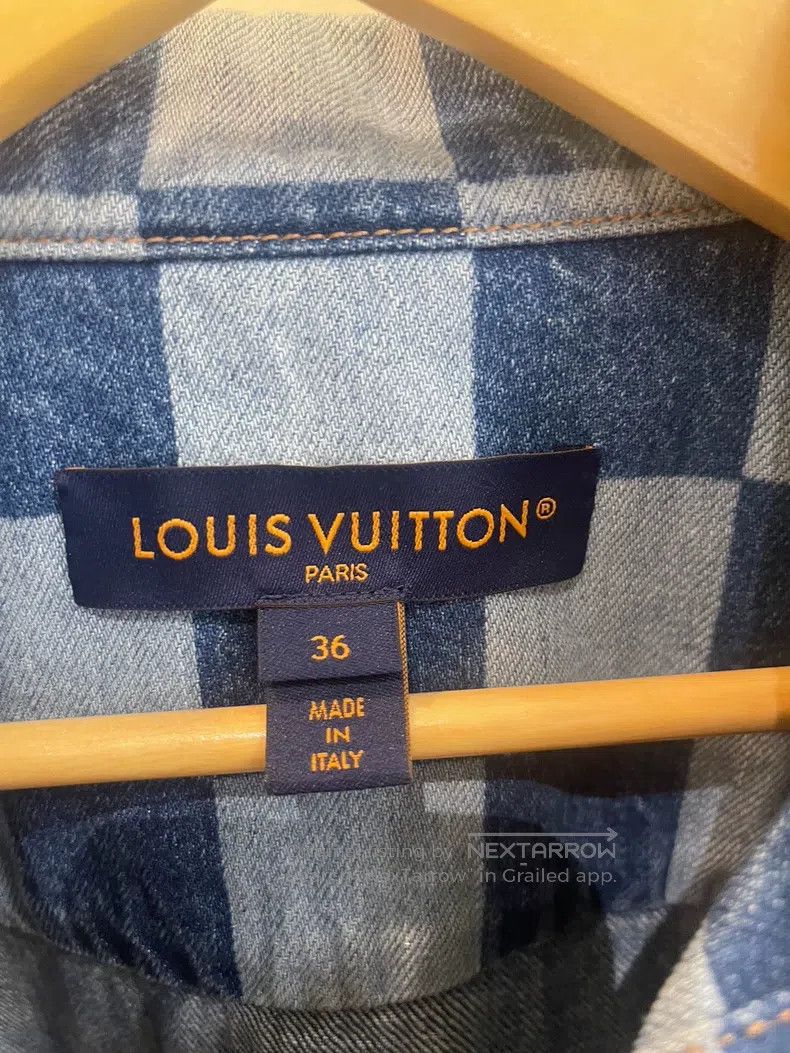 Louis Vuitton Louis Vuitton Checkerboard denim jacket Size XS / US 0-2 / IT 36-38 - 3 Thumbnail