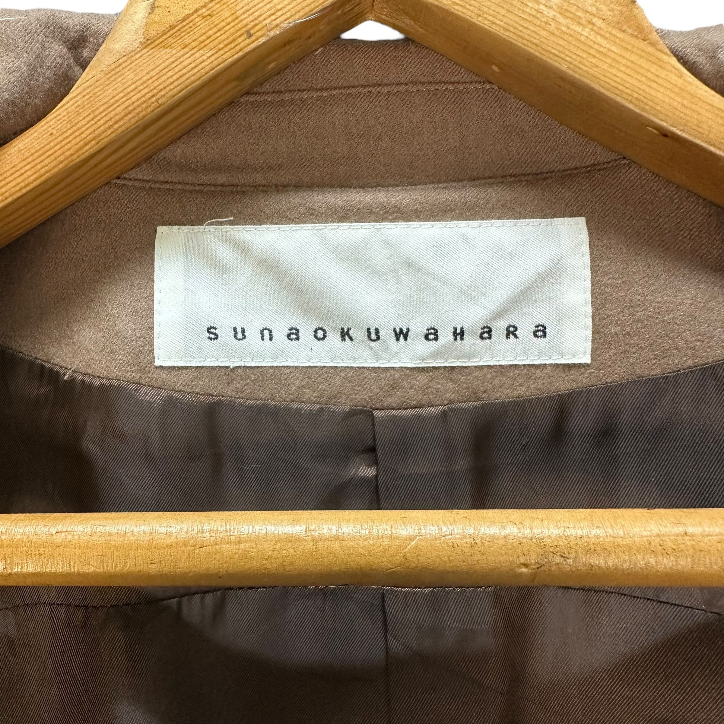 Sunao Kuwahara SUNAO KUWAHARA OVERSIZED WOOL COAT #9012-48 Size M / US 6-8 / IT 42-44 - 7 Thumbnail