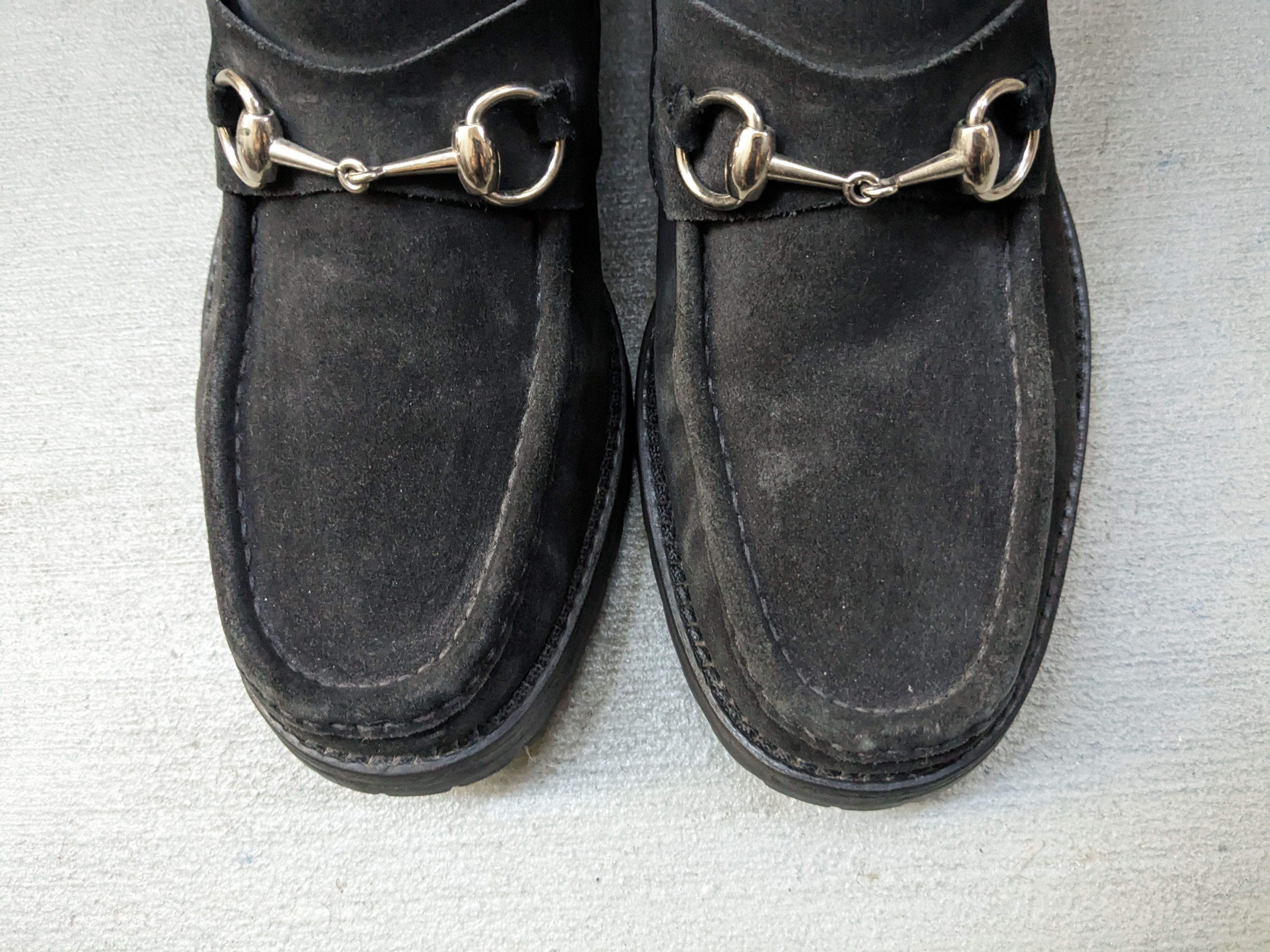 Gucci Gucci Horsebit Loafers Black Suede Size 10.5 Italy Slip On Size US 10.5 / EU 43-44 - 6 Thumbnail