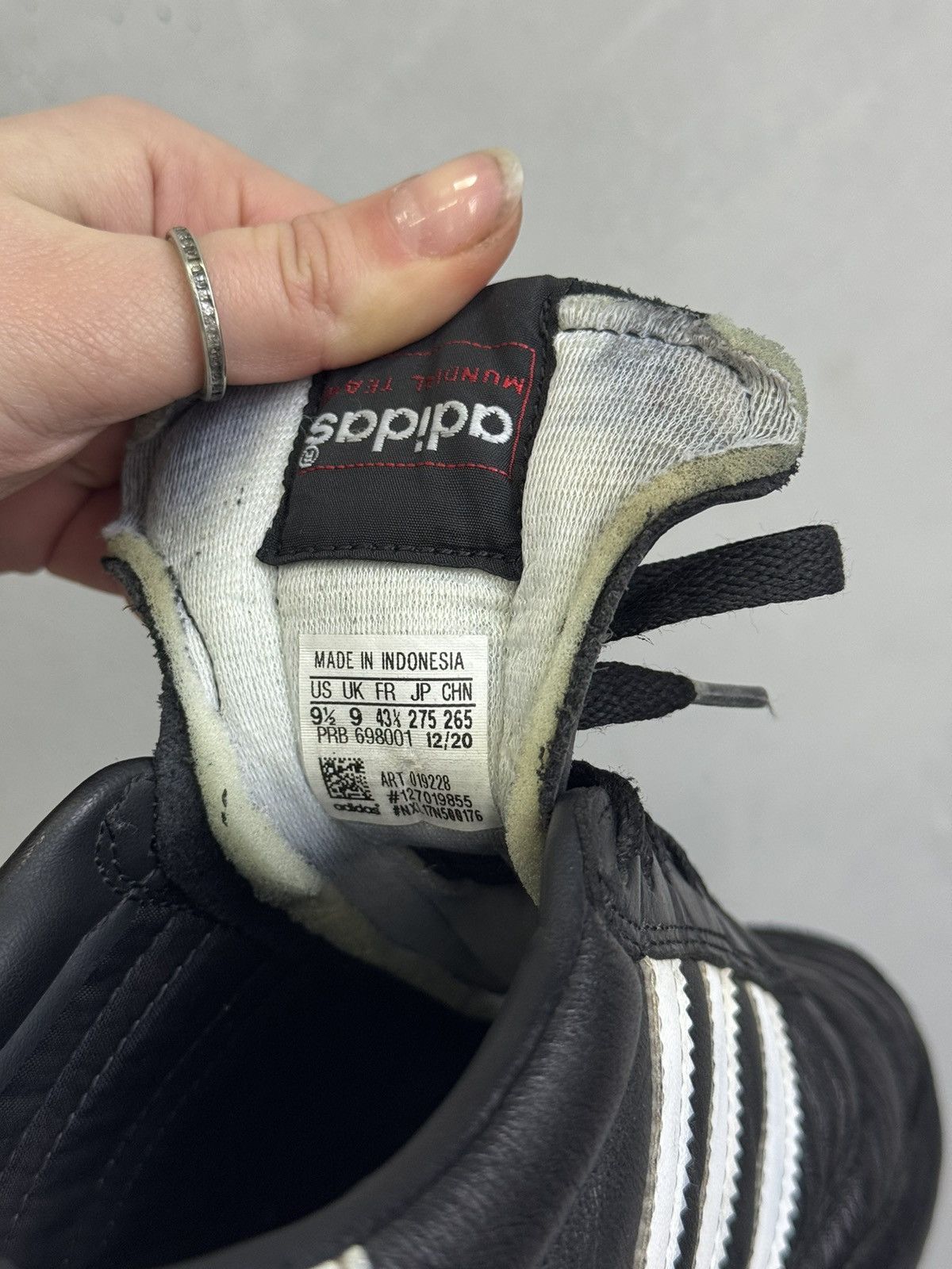 Adidas Vintage Adidas Mundial Soccer Shoes football centipedes Size US 10.5 / EU 43-44 - 9 Thumbnail