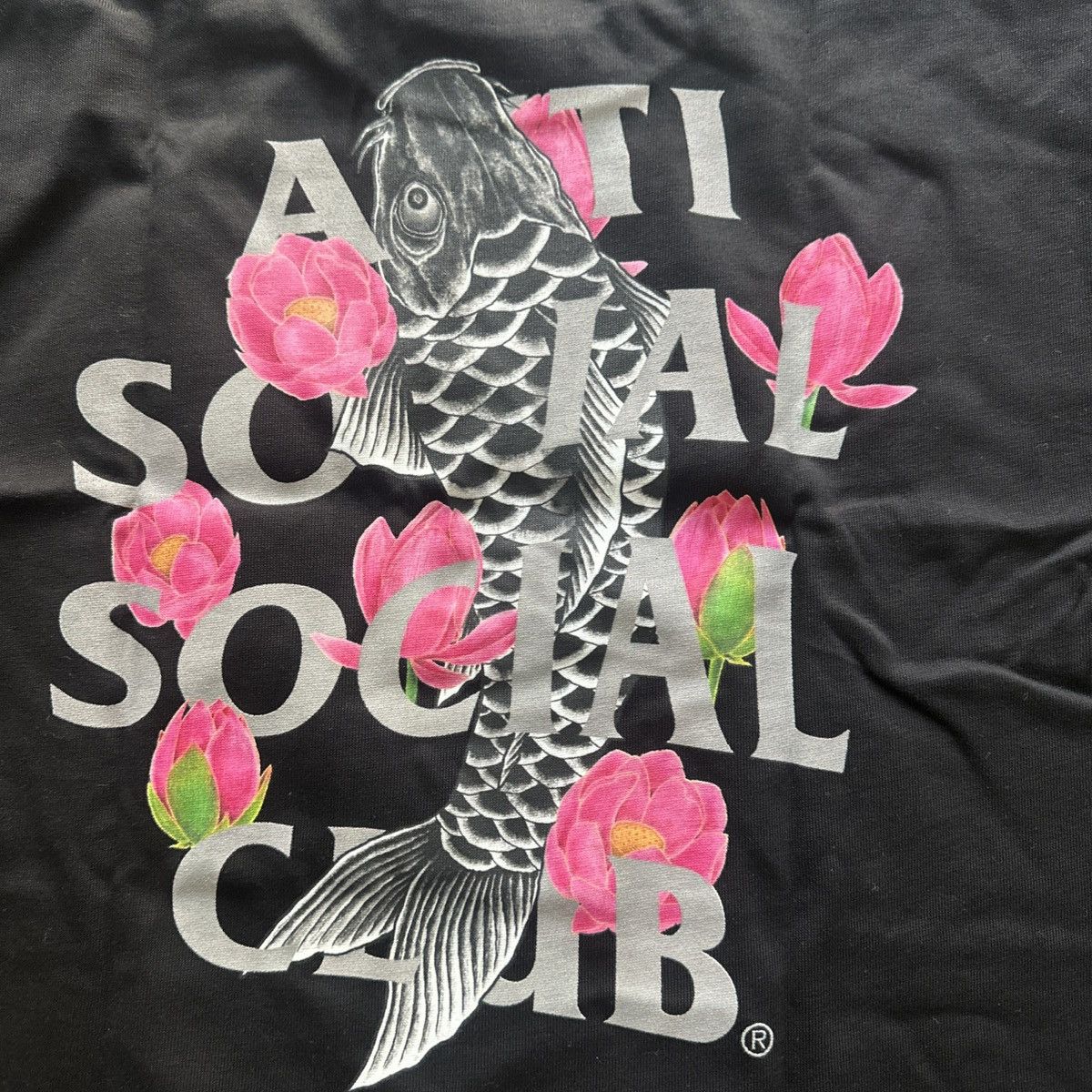 Anti Social Social Club Anti Social Social Club Koi Garden 3M Tee Black Men’s Medium Size US M / EU 48-50 / 2 - 6 Thumbnail