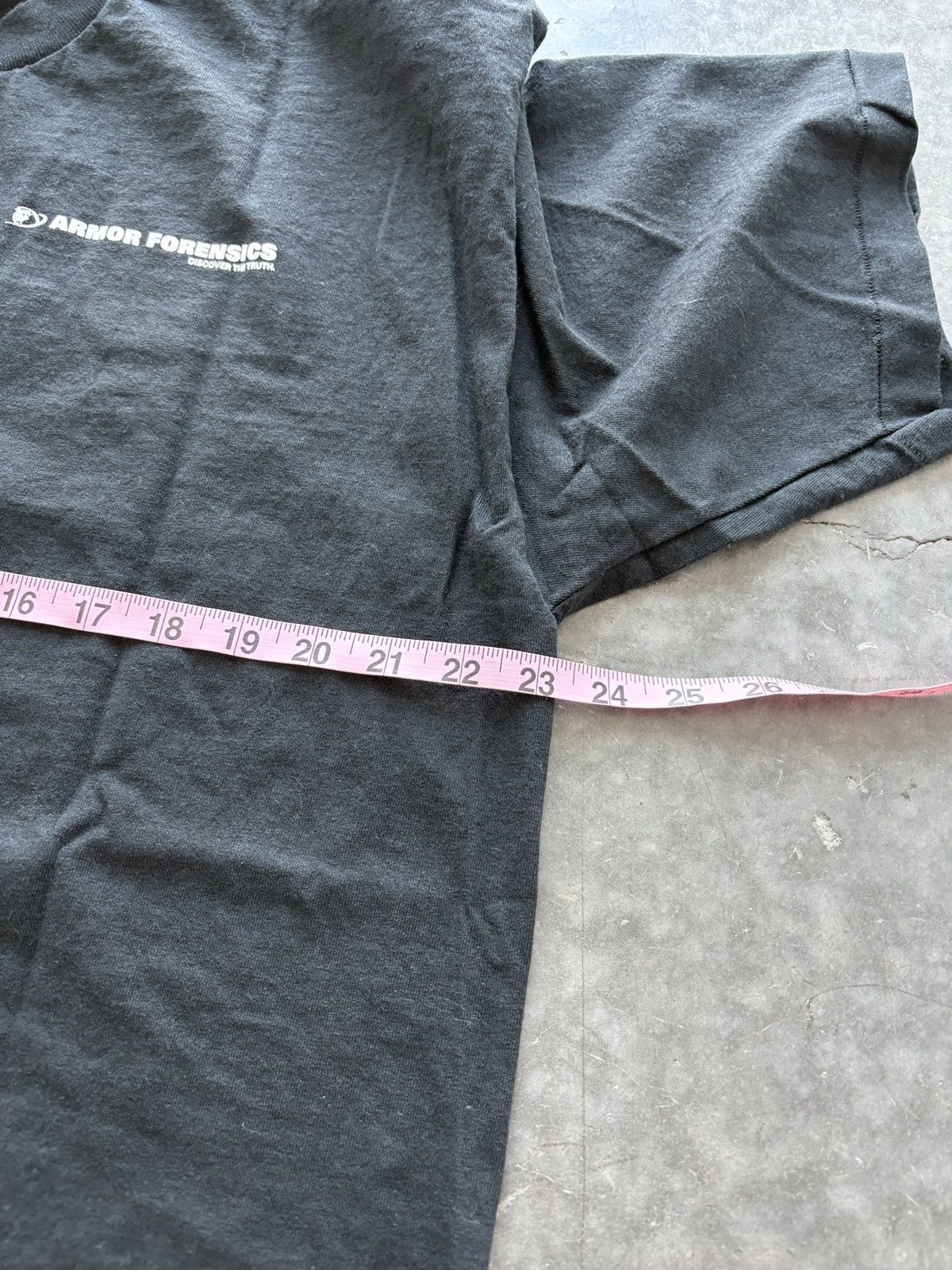 Vintage Vintage 90s Armor Forensics Graphic Tee Size US XL / EU 56 / 4 - 7 Thumbnail