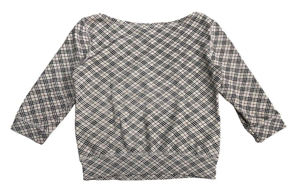Burberry Luxury Burberry Novacheck Longsleeve Tshirt Size S / US 4 / IT 40 - 2 Thumbnail