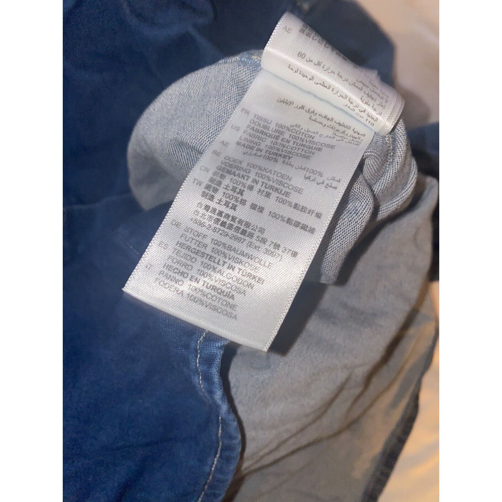 Sandro NWT SANDRO Paris Twill Blue Cotton Denim Shirt Size Small Size US S / EU 44-46 / 1 - 7 Thumbnail