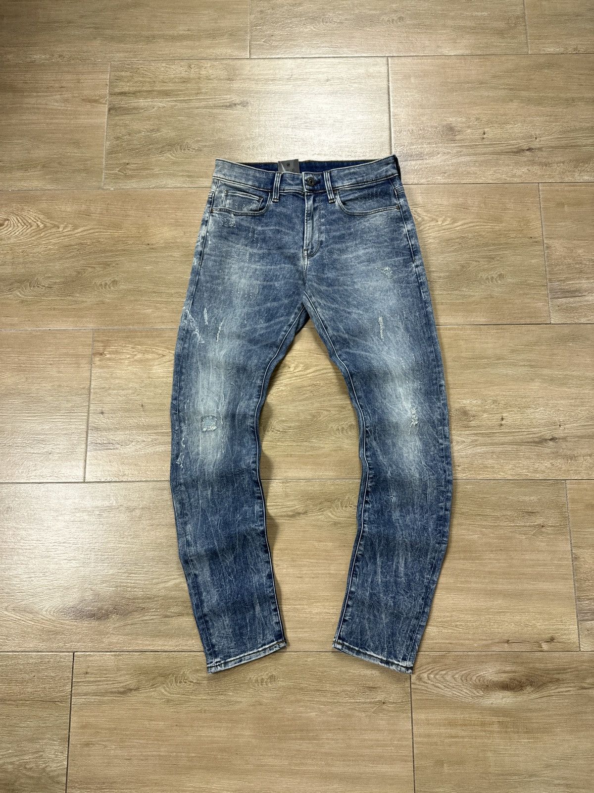 NEW!!! G-Star Raw 3301 Deconstructed Skinny Denim Jeans
