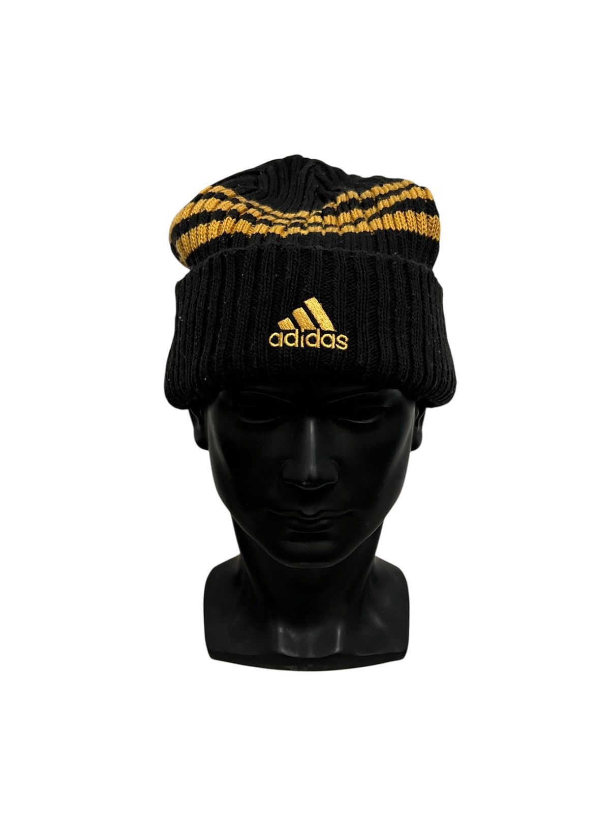 Adidas × Vintage Vintage Adidas Big Logo Beanie Hat Size ONE SIZE - 1 Thumbnail