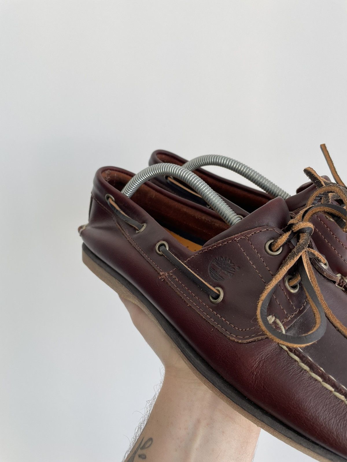 Leather Timberland Classic Boat Leather Shoes Size US 10.5 / EU 43-44 - 3 Thumbnail