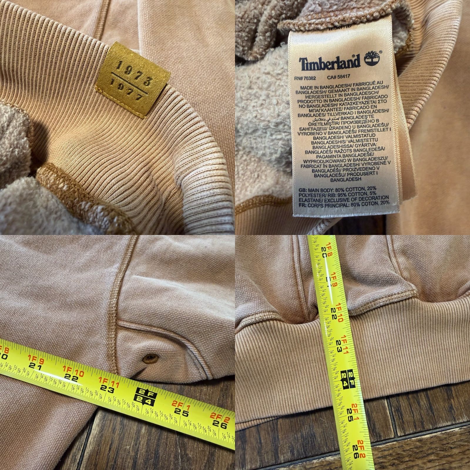 American Eagle Outfitters American Eagle Timberland Boot Hoodie Size XS Brown Pockets Size US XS / EU 42 / 0 - 8 Thumbnail