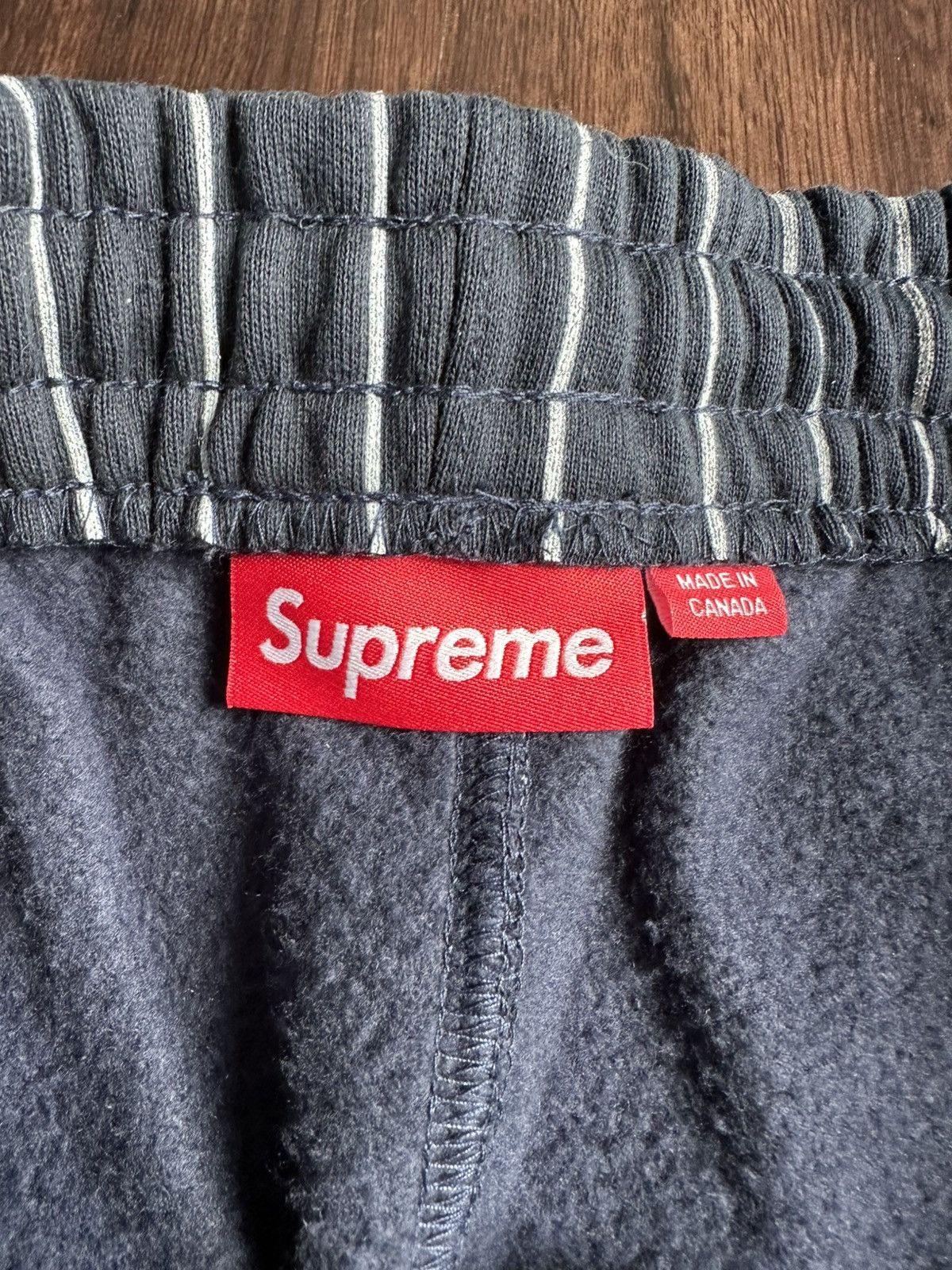Supreme Supreme Devil S Logo Pinstripe Sweatpants Size Large Size US 34 / EU 50 - 6 Thumbnail