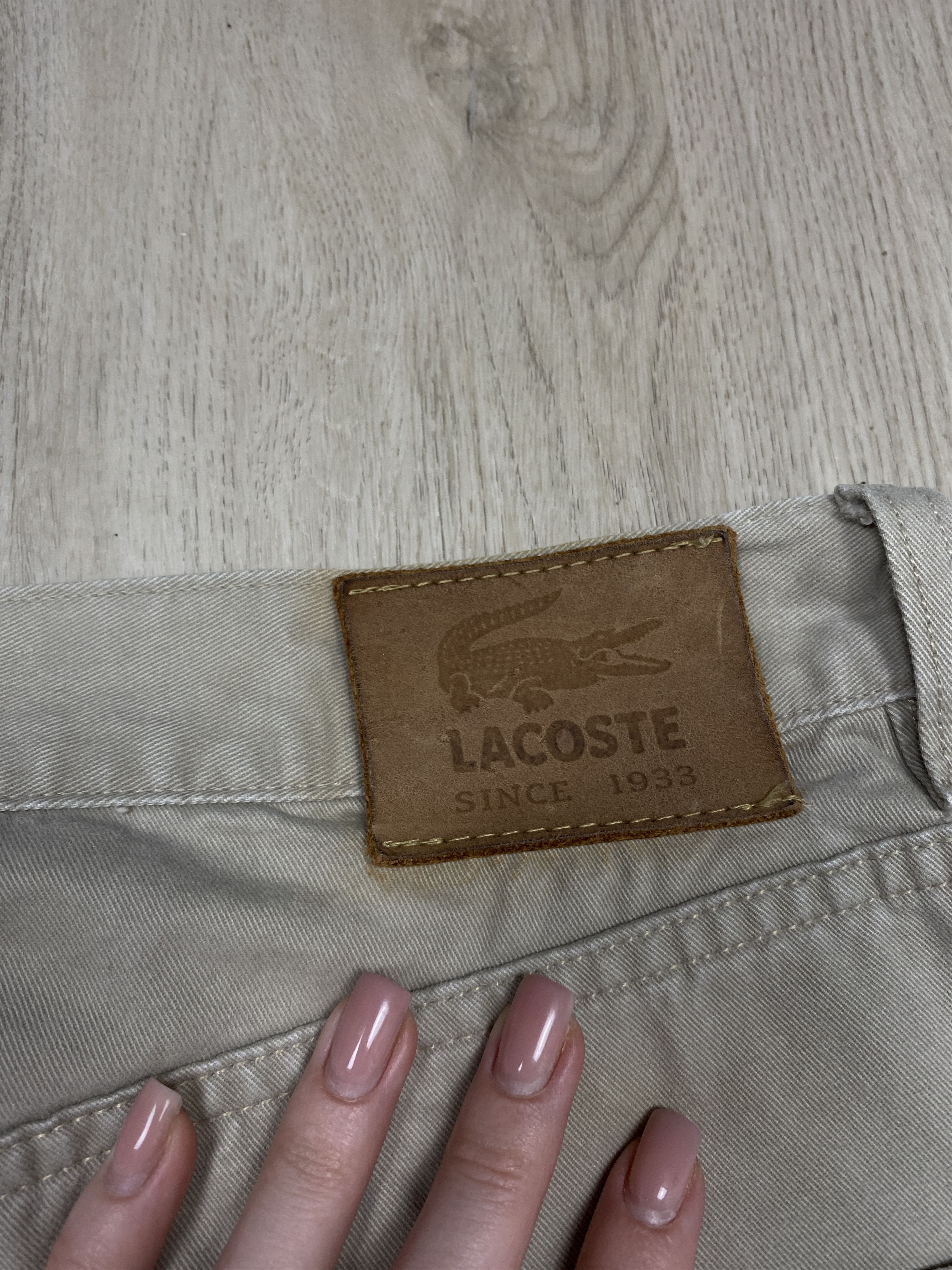 Lacoste × Vintage Lacoste Vintage Mens Chino Pants Size US 34 / EU 50 - 3 Thumbnail