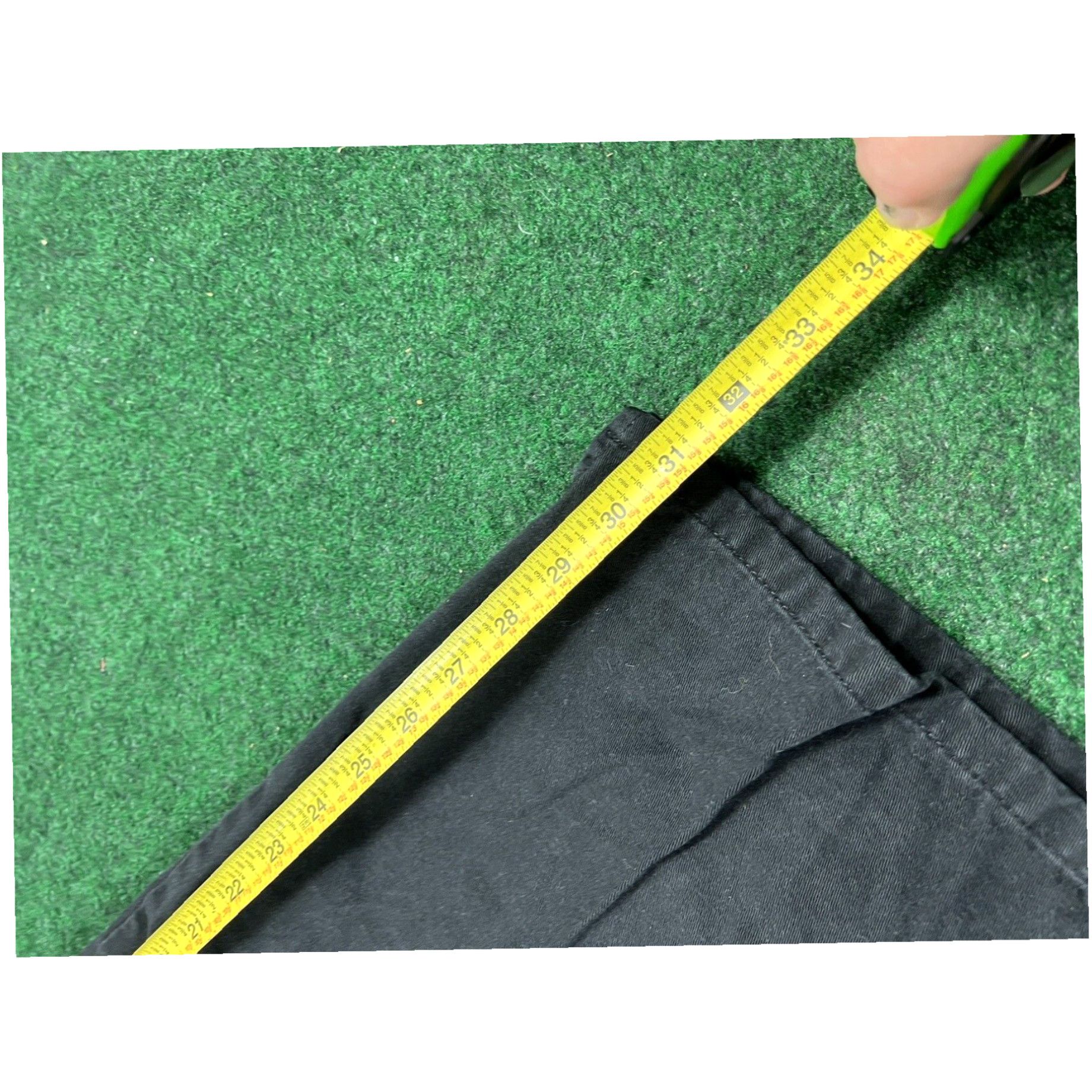 Ralph Lauren RALPH LAUREN Womens Capri Pants Trousers 18W W39 L20 Black Cotton Size 40" / US 18 - 6 Thumbnail