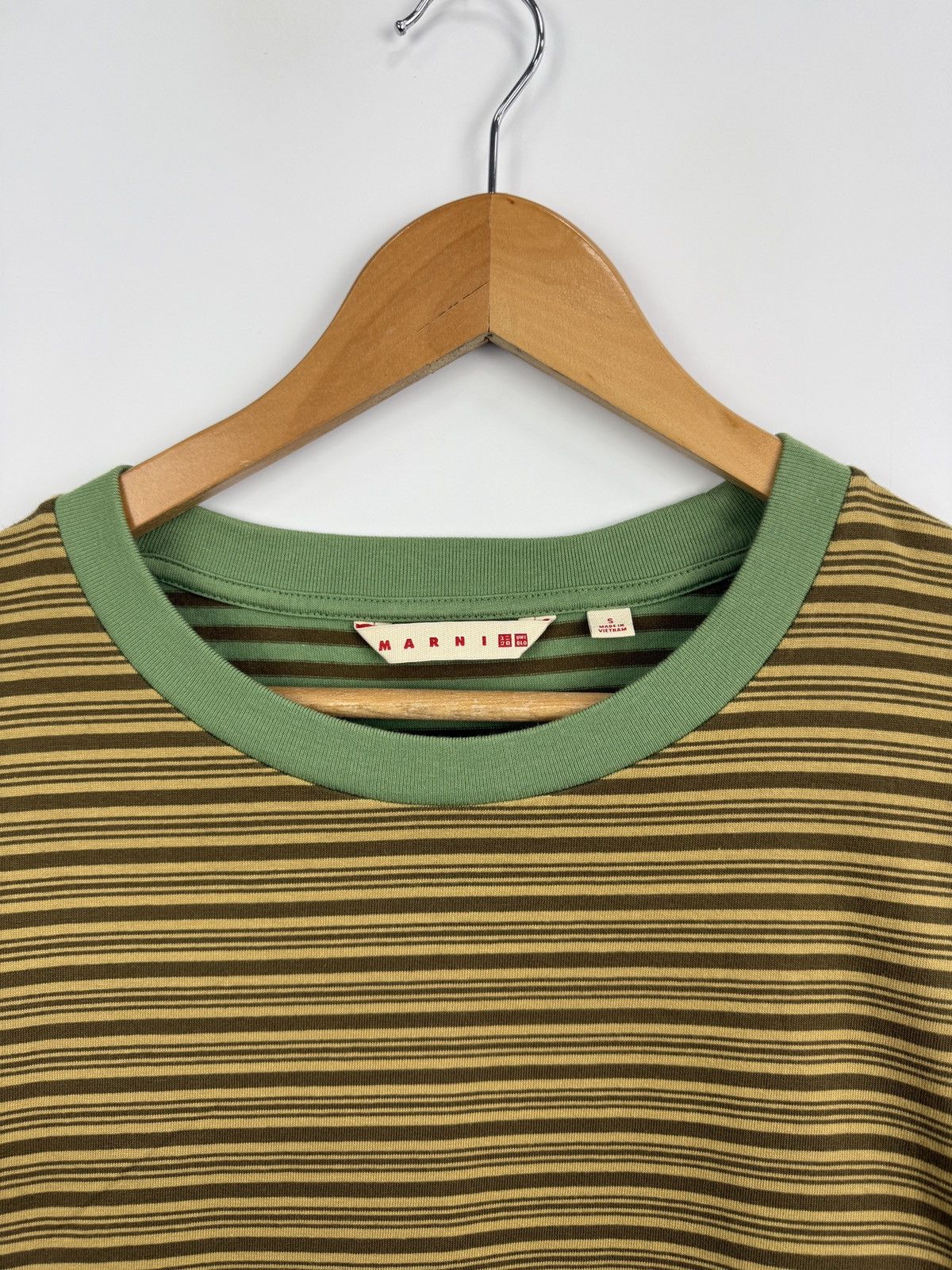 Marni × Uniqlo 🇮🇹🇯🇵 SS22 Marni Uniqlo Rare Edition Striped T-Shirt Y2K Size US S / EU 44-46 / 1 - 4 Thumbnail