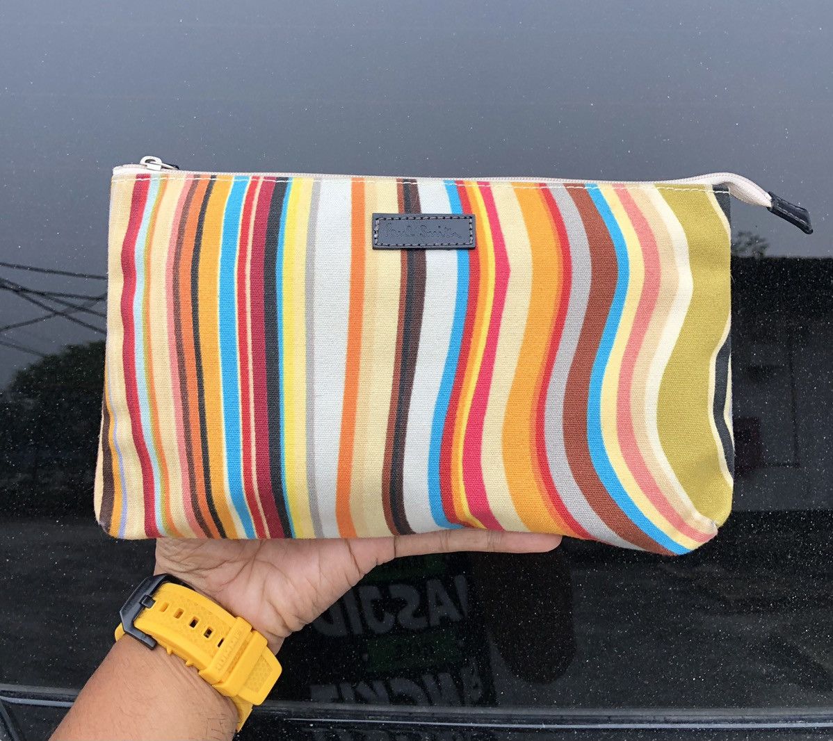 Paul Smith Paul Smith Cosmetic Pouch Signature Stripe Size ONE SIZE - 1 Thumbnail