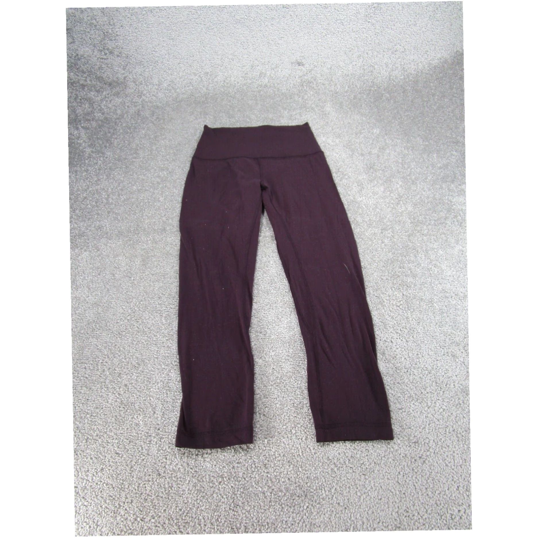 Lululemon Lululemon Womens 4 Align Crop Black Cherry Extra Large XL Leggings Size 27" / US 4 / IT 40 - 1 Thumbnail