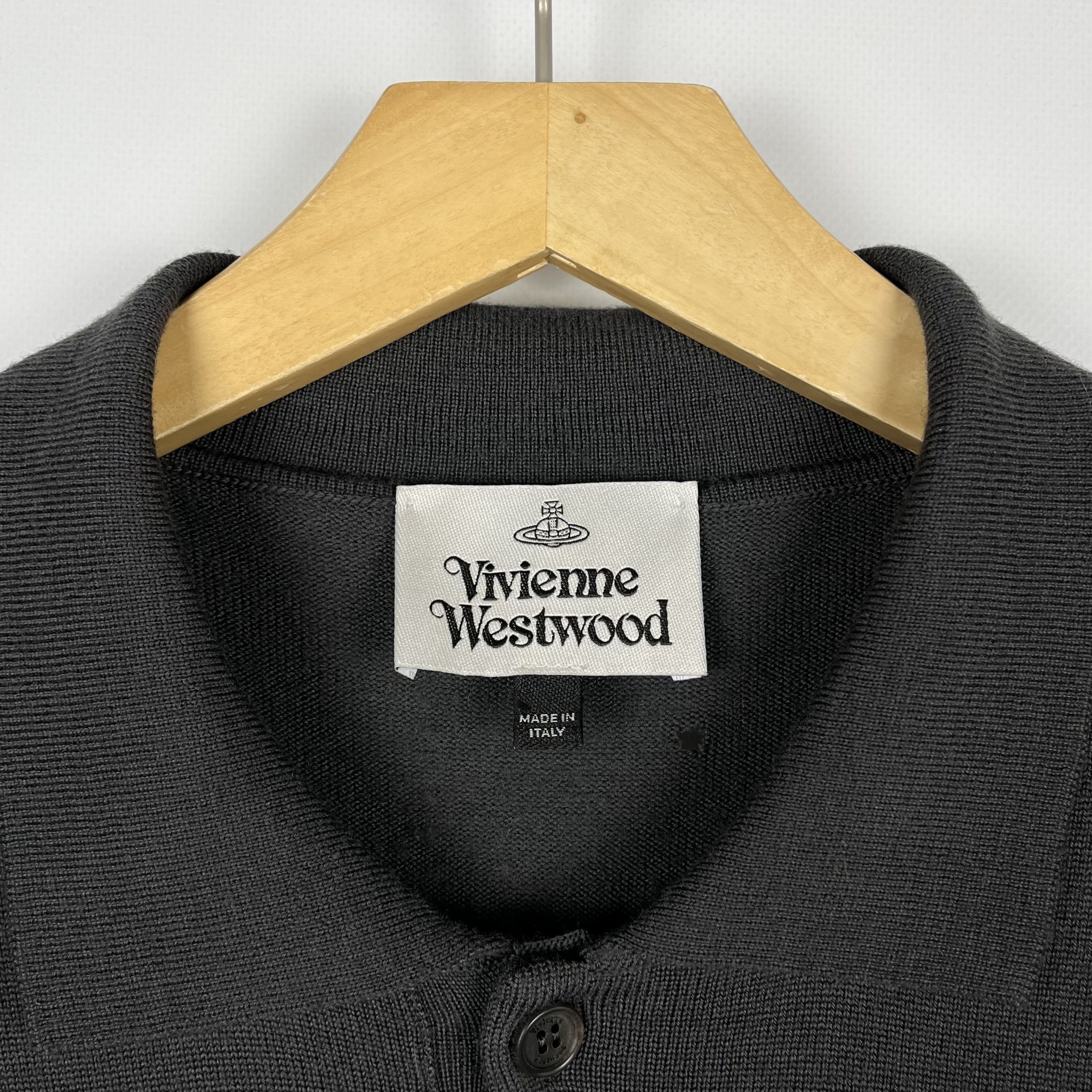 Vivienne Westwood Vivienne Westwood Orb Logo Knitted Polo Sweater Size US M / EU 48-50 / 2 - 8 Thumbnail