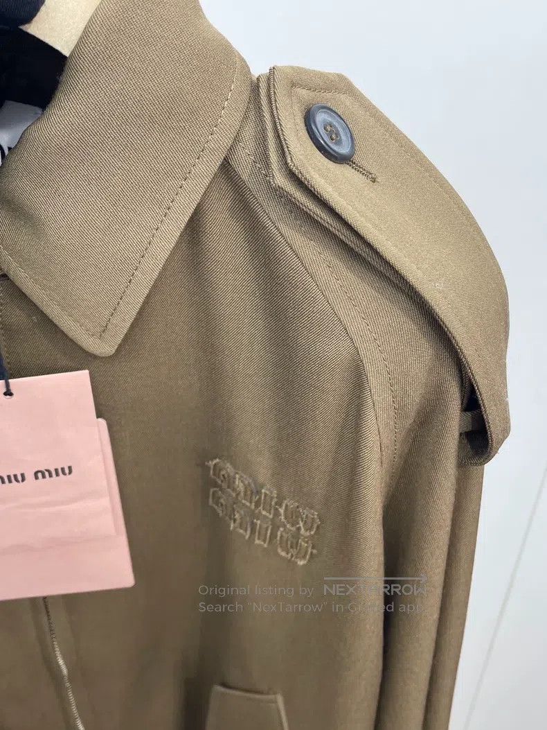Miu Miu Miu Miu 36 Workwear jacket coat Size S / US 4 / IT 40 - 4 Thumbnail
