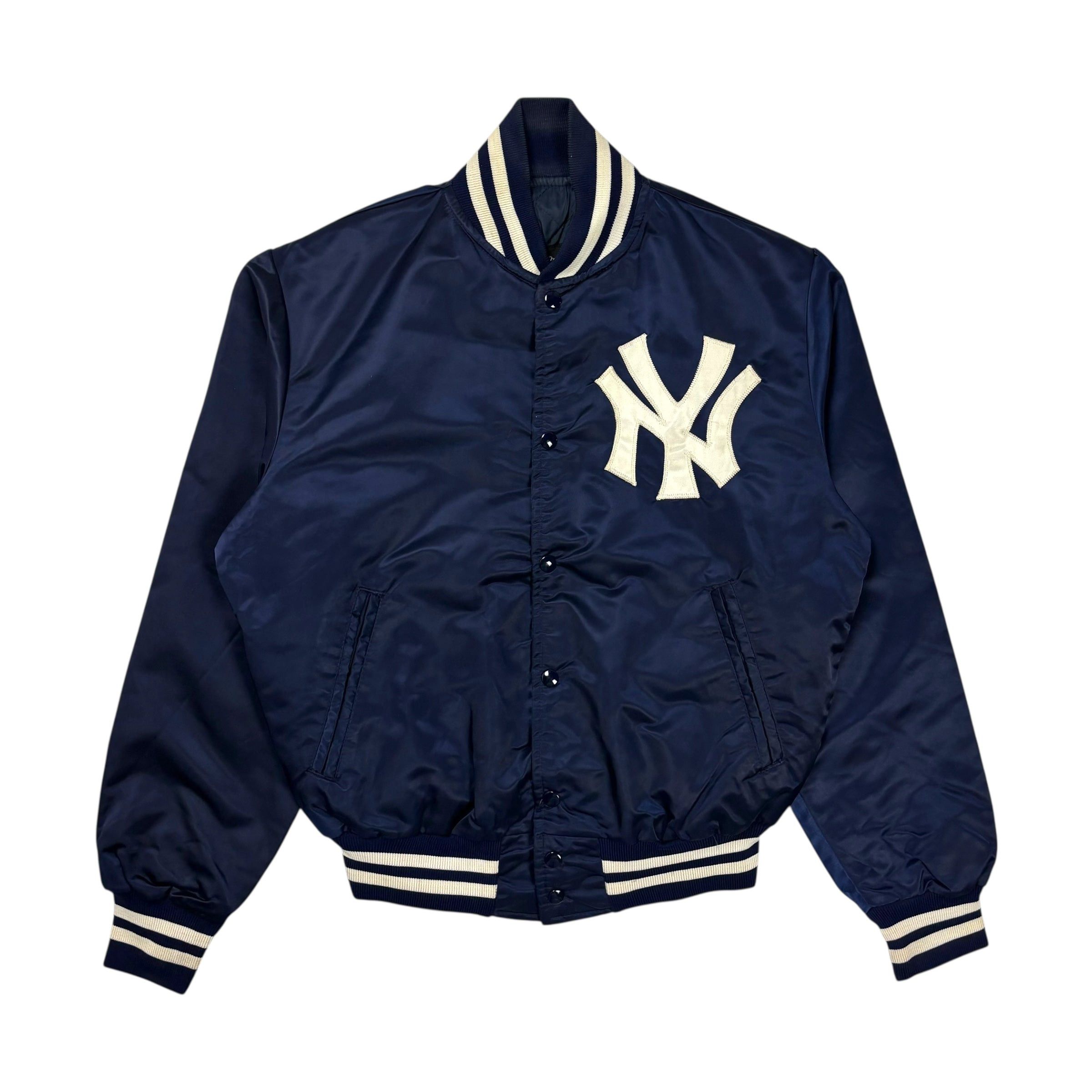 1981 New York Yankees Satin Baseball Jacket - Size M
