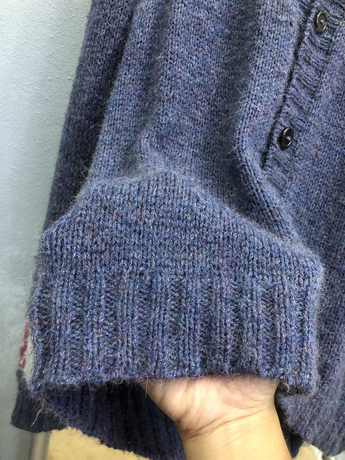 Japanese Brand Titicaca Alpaca Wool Llama Knit Cardigan Vintage Size US M / EU 48-50 / 2 - 7 Thumbnail