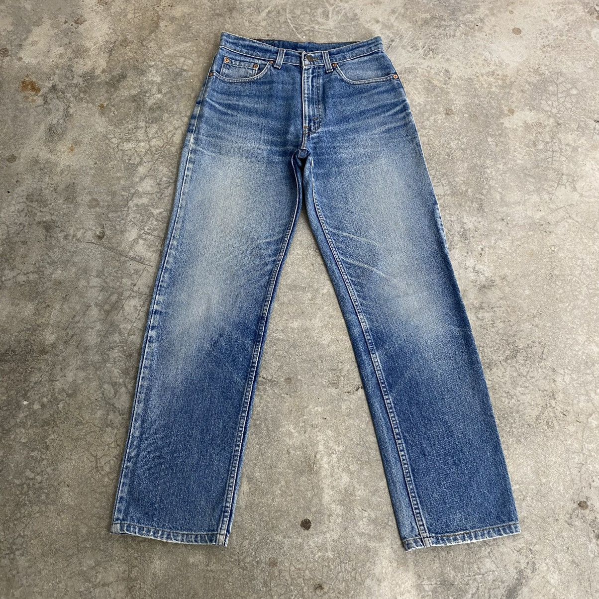 Levi's Insane Faded! Vintage 90’s Levis 510 Faded Blue Jeans USA Size US 29 - 1 Thumbnail