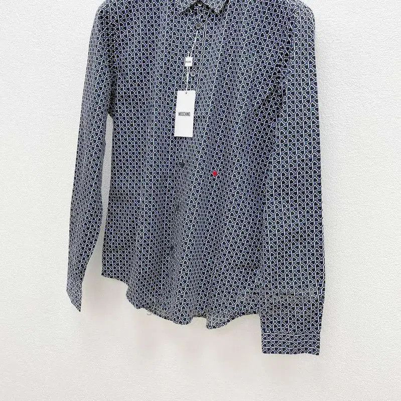 Moschino Moschino Gray Long Sleeve Cotton Shirt . Size US S / EU 44-46 / 1 - 4 Thumbnail
