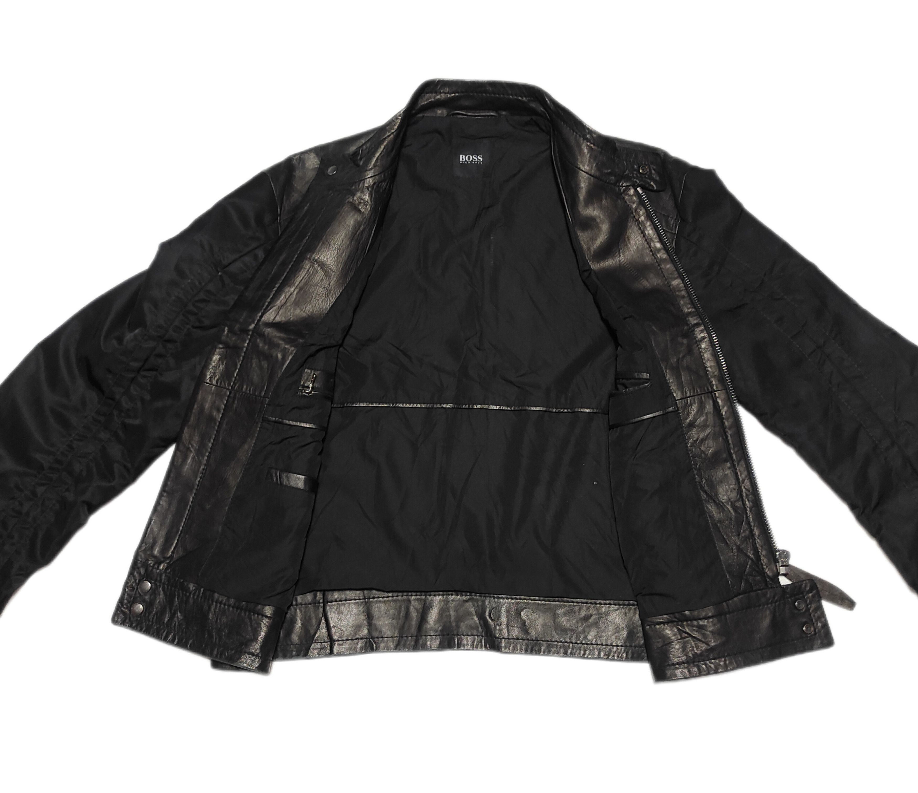 Hugo Boss HUGO BOSS premium Hugo Boss Leather jacket mix Polyester Size US M / EU 48-50 / 2 - 3 Thumbnail