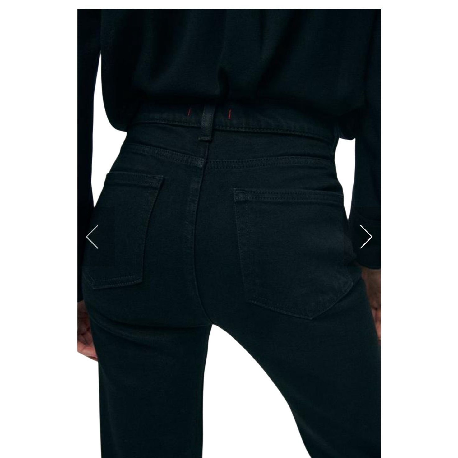 Zara NWT Zara The High Rise Slim Jeans in Black – Signature Denim Size 26" / US 2 / IT 38 - 7 Thumbnail