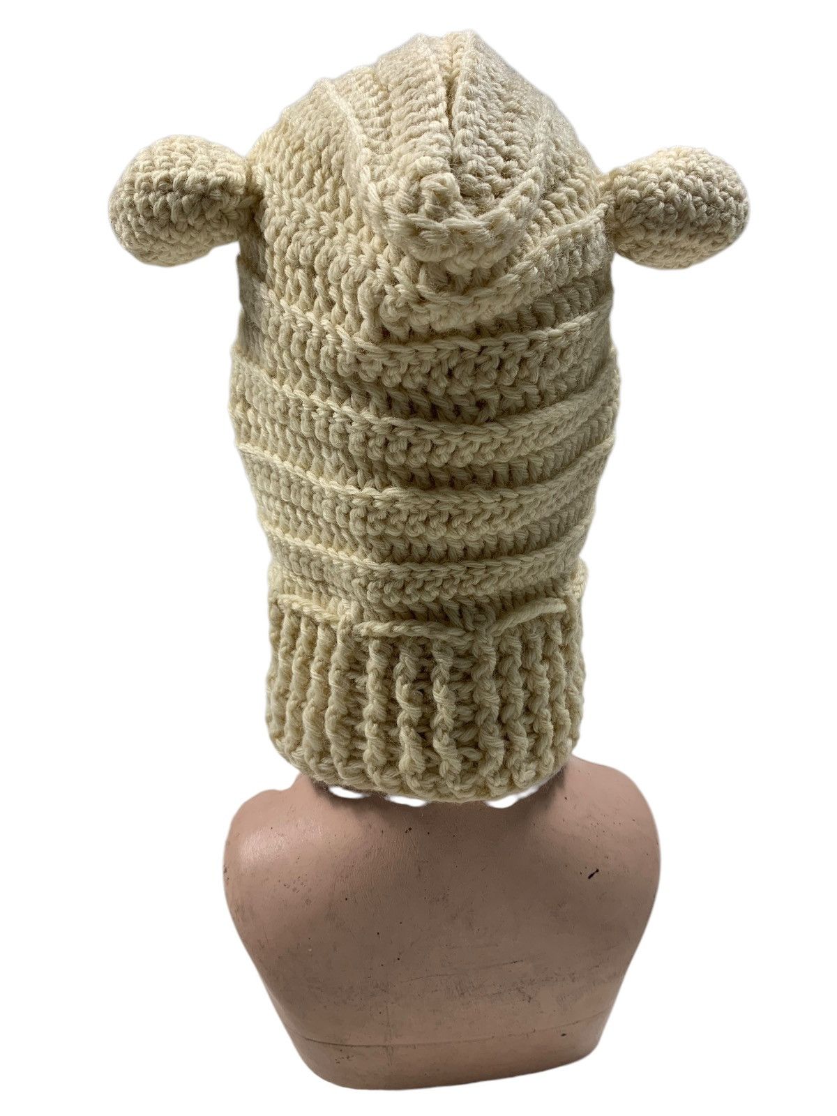 Vintage Bunny Horn Devil Crochet knitted Hats RARE Size ONE SIZE - 4 Thumbnail