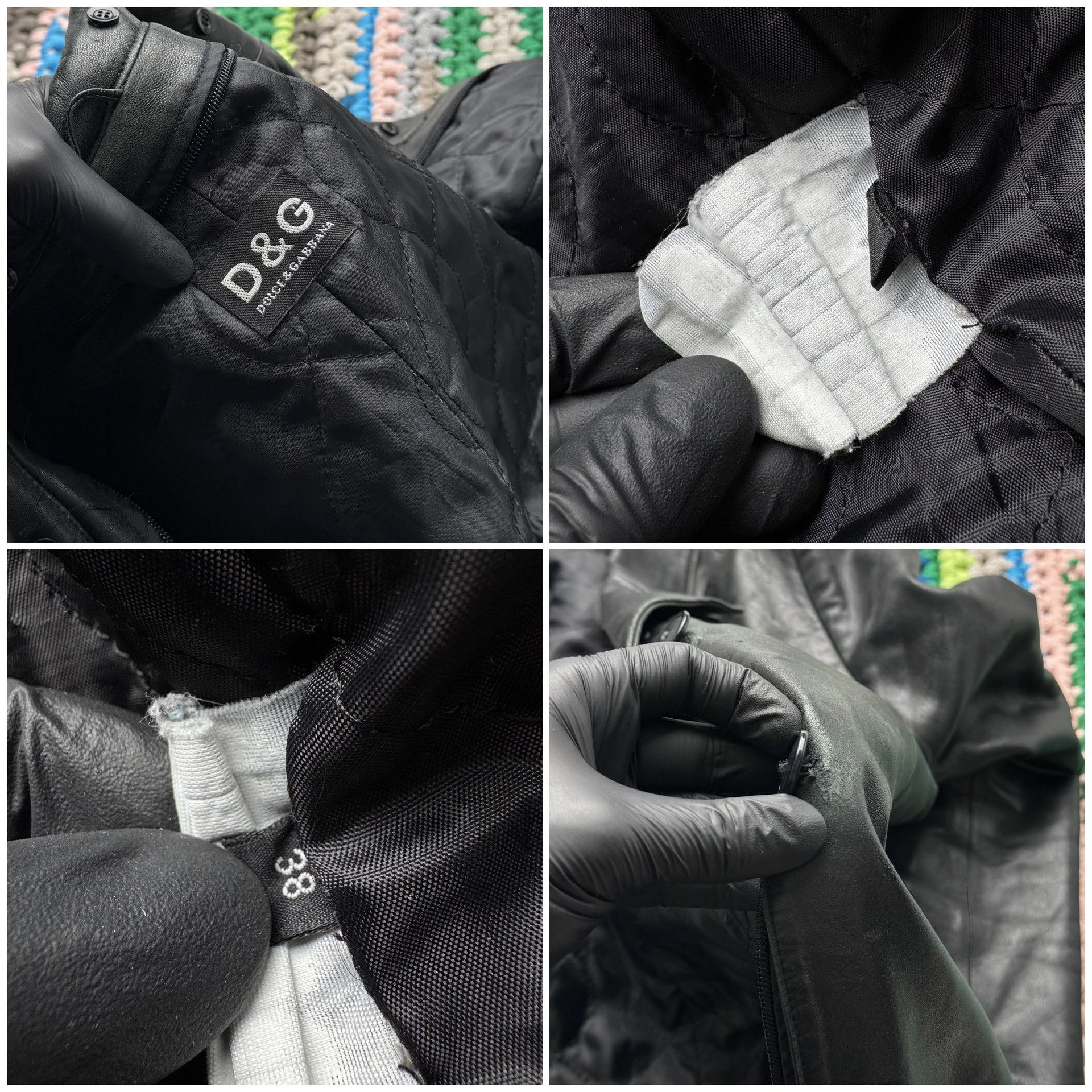 Dolce & Gabbana Vintage Dolce & Gabbana Leather Maxi Coat Y2K Trench Jacket Size M / US 6-8 / IT 42-44 - 13 Thumbnail