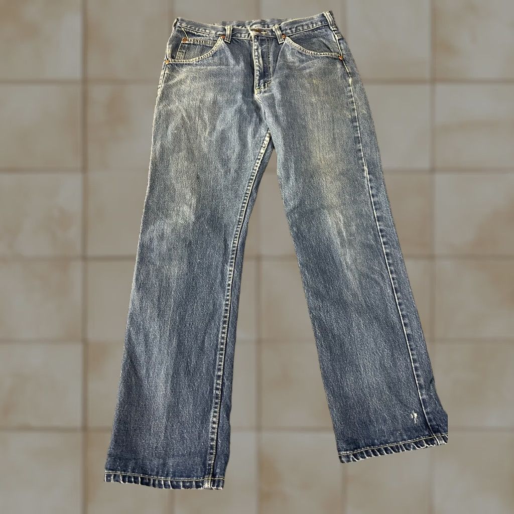 Lee VINTAGE Lee Jeans Womens 16 Blue High Rise Tapered Leg 90s Denim 5-Pocket Mens? Womens Size 38" / US 16 / IT 52 - 1 Thumbnail