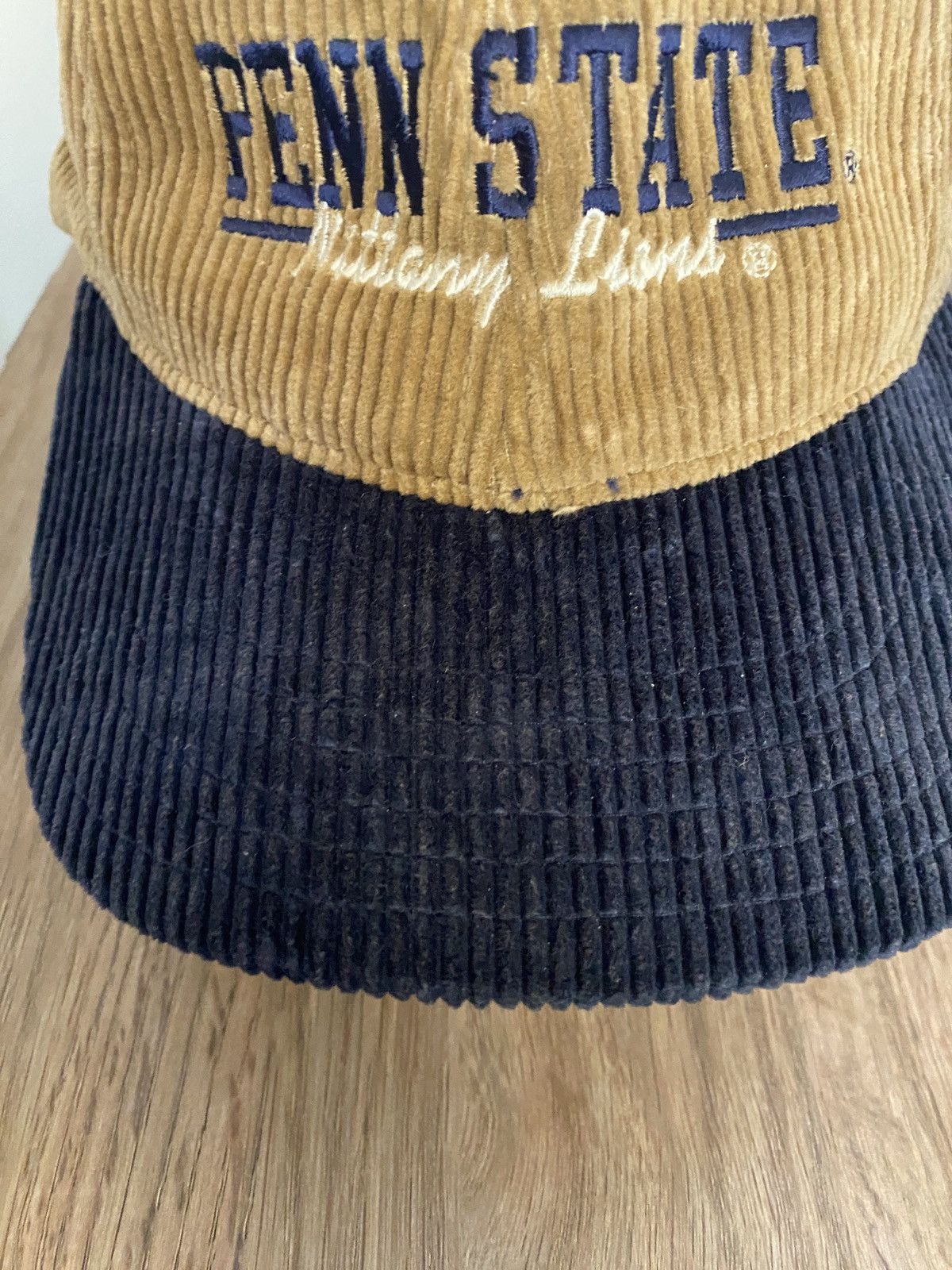 NCAA Vintage 80’s Penn State Nittany Lions Thick Corduroy Cap Hat Size ONE SIZE - 6 Thumbnail