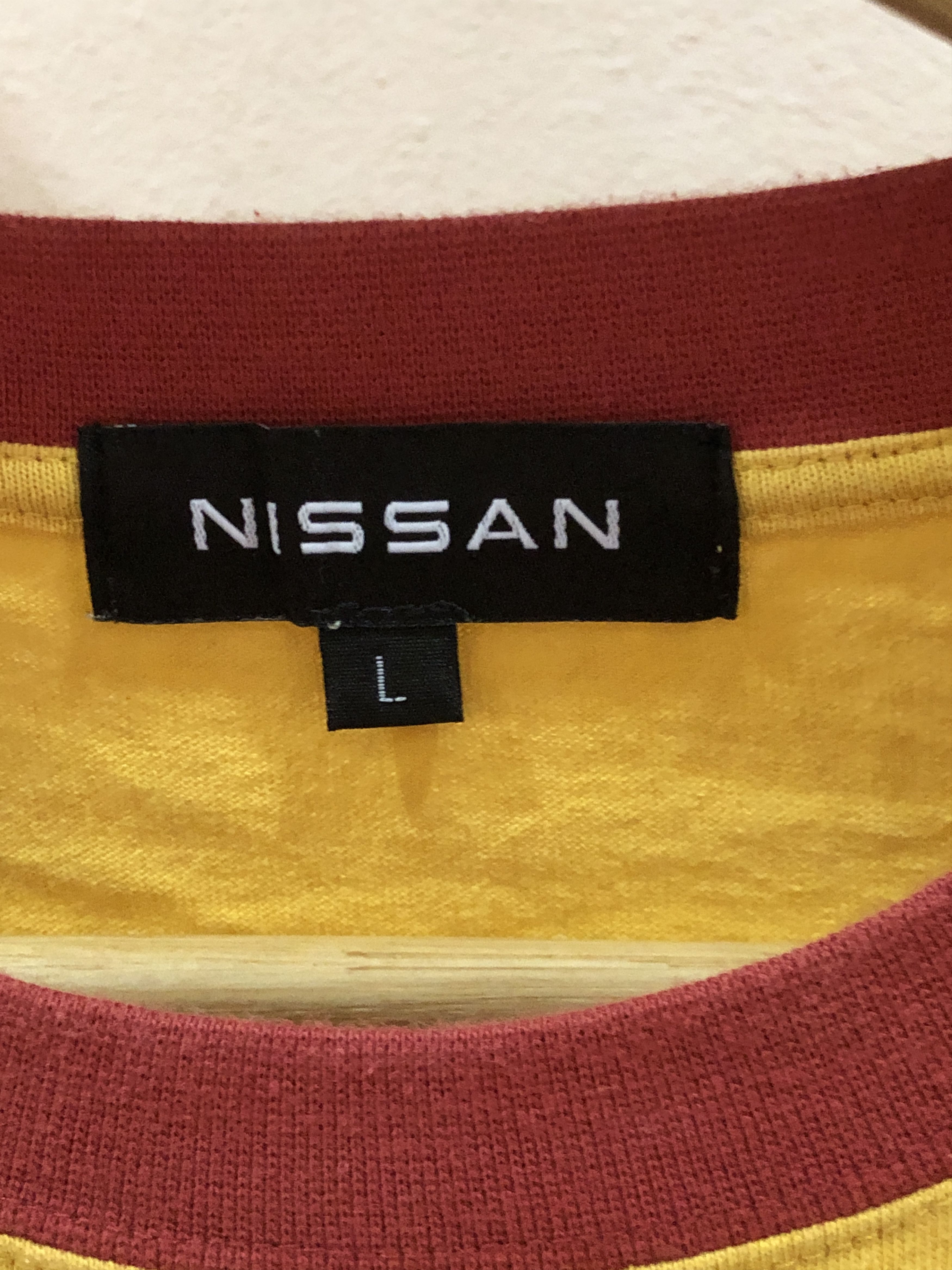 Nissan Vintage Nissan Datsun Graphic Ringer Tshirt Size US L / EU 52-54 / 3 - 3 Thumbnail