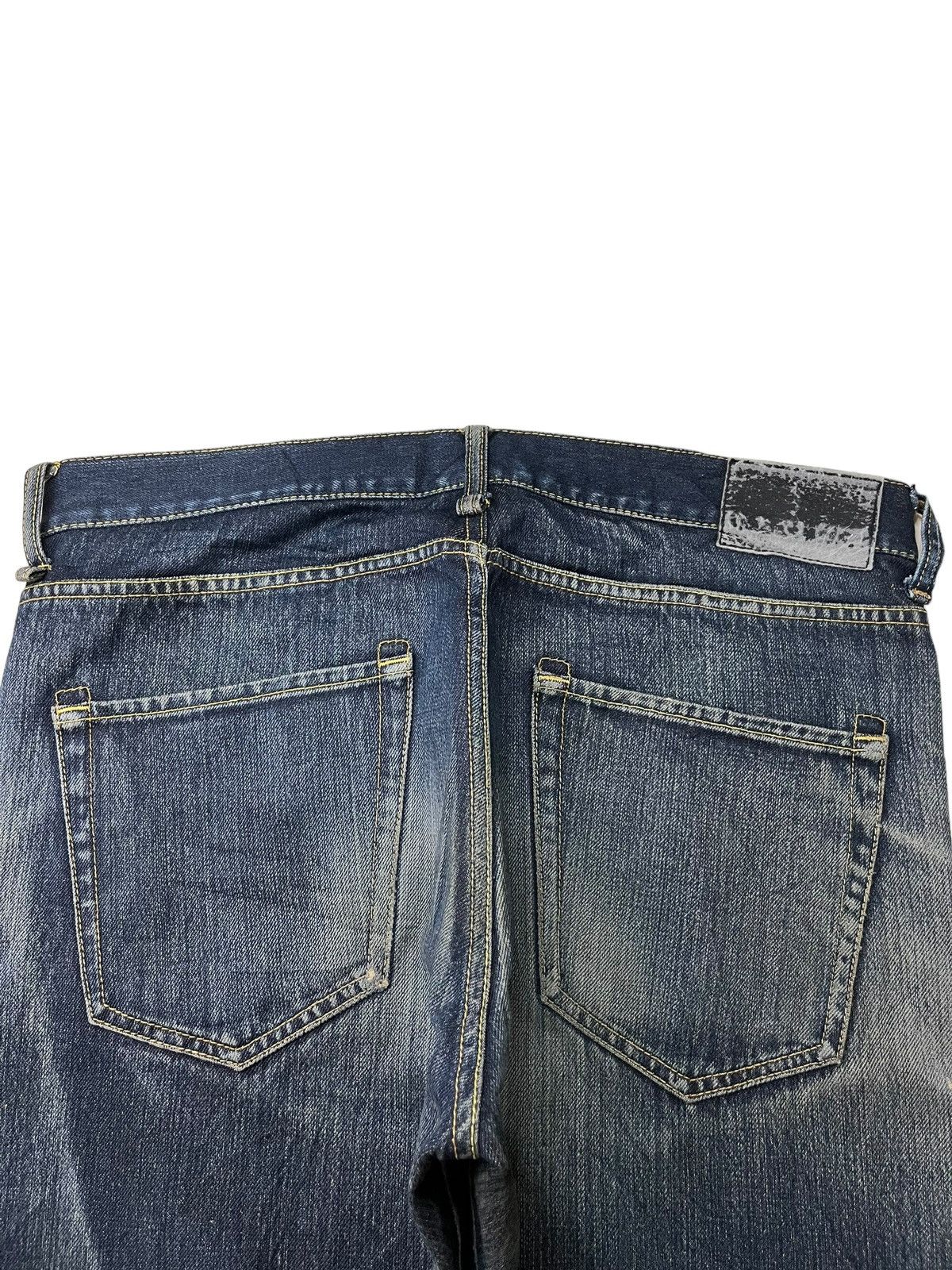 Japanese Brand Vintage Japanese Brand Selvedge Rusty Wash Baggy Jeans Size US 35 - 9 Thumbnail