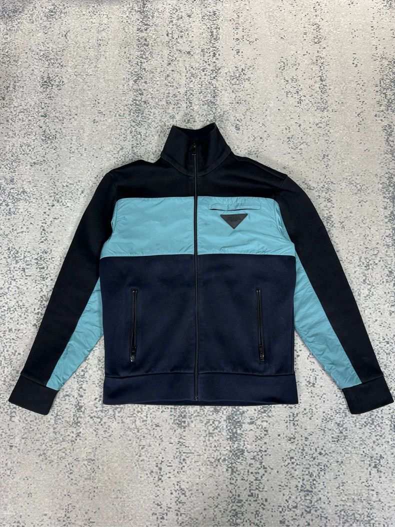 Prada Prada Chest offset triangle logo color block stand-up colla Size US L / EU 52-54 / 3 - 1 Thumbnail