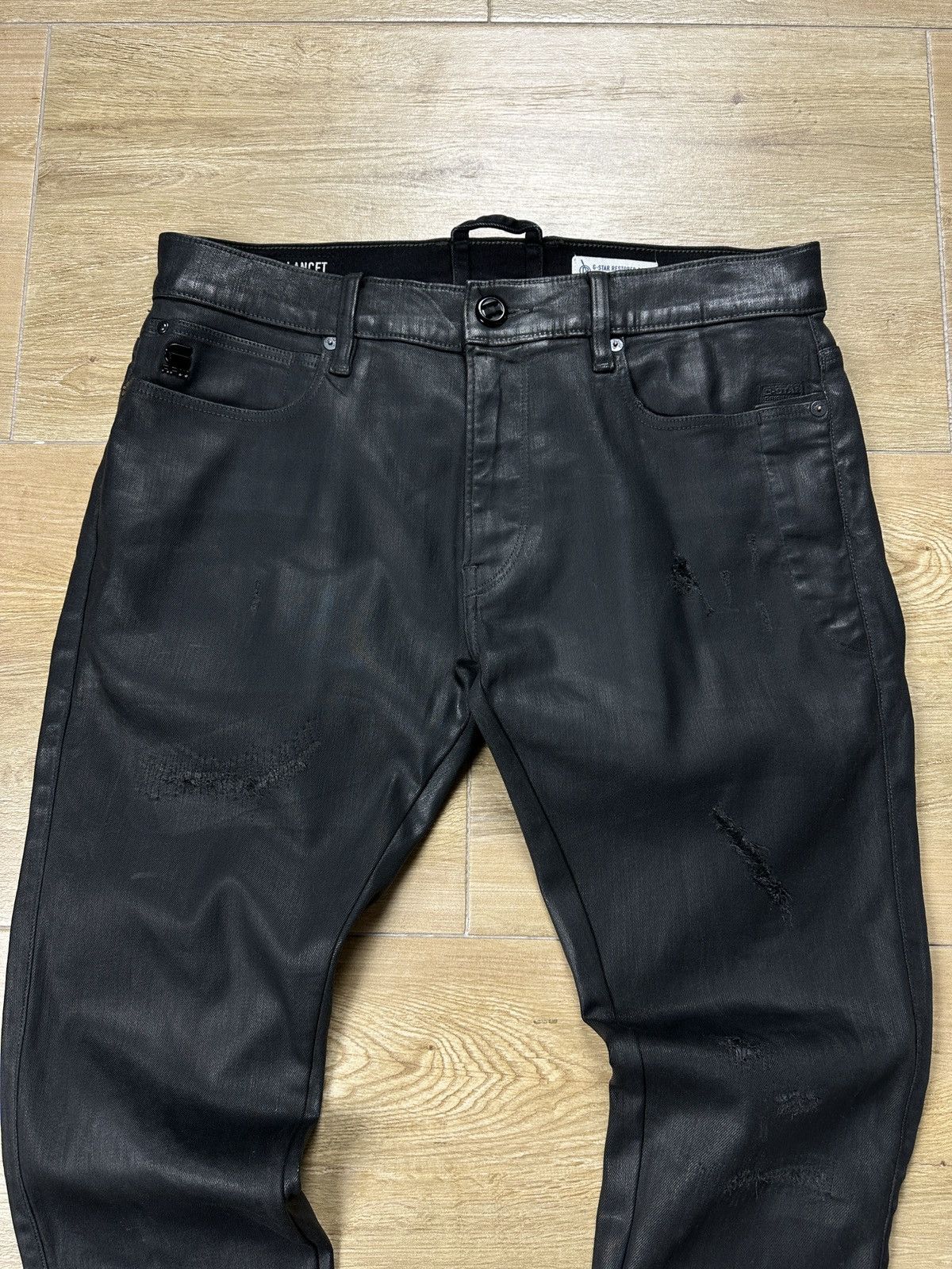 G-Star Raw Lancet Skinny Waxed Denim Jeans