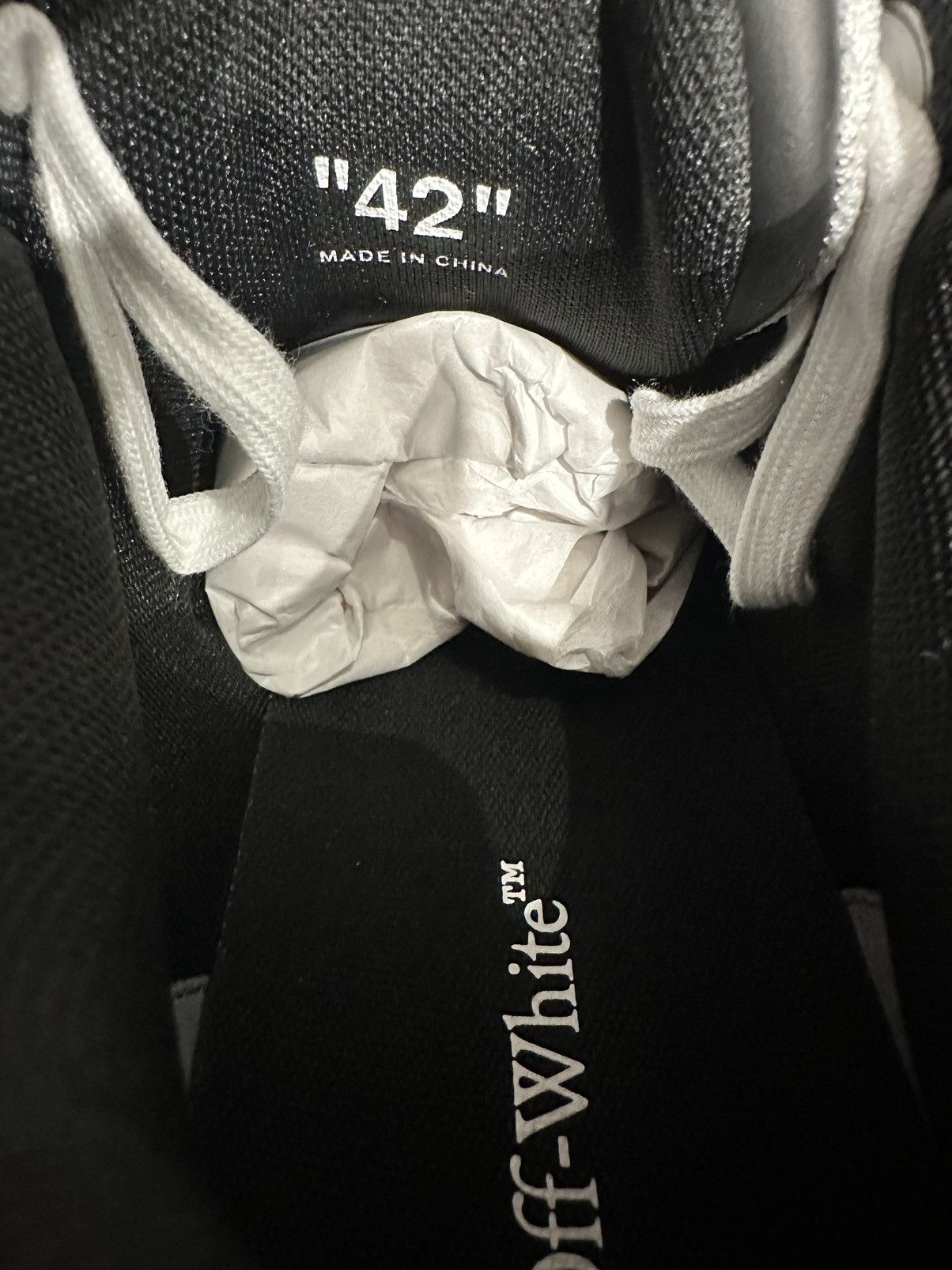 Off-White Off White Out Of Office Black White Sneaker Size US 9 / EU 42 - 6 Thumbnail